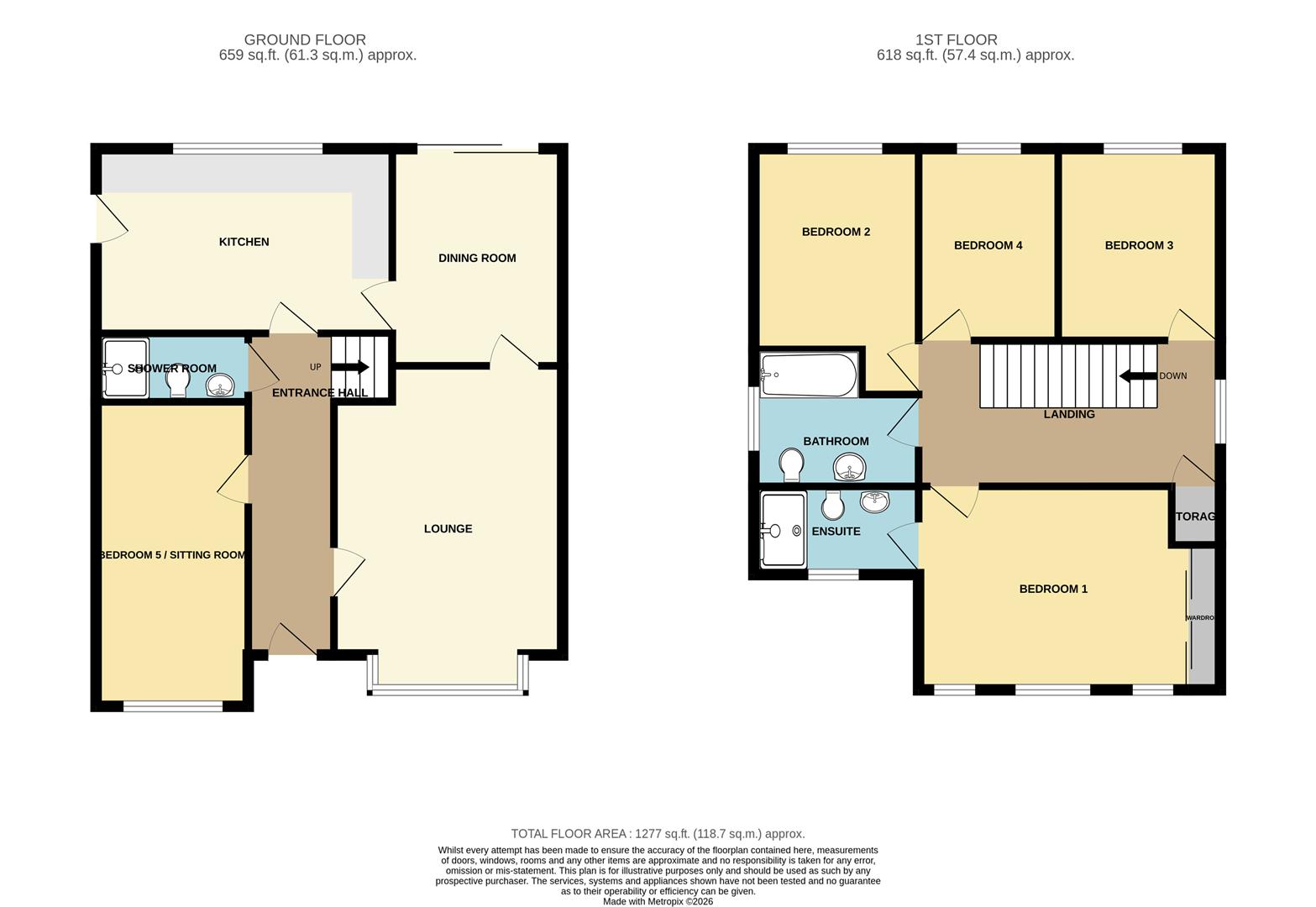 3, Iona Way, Wickford floorplan