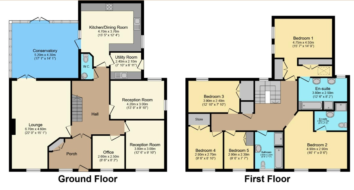 41, Knight Road, Woodbridge floorplan