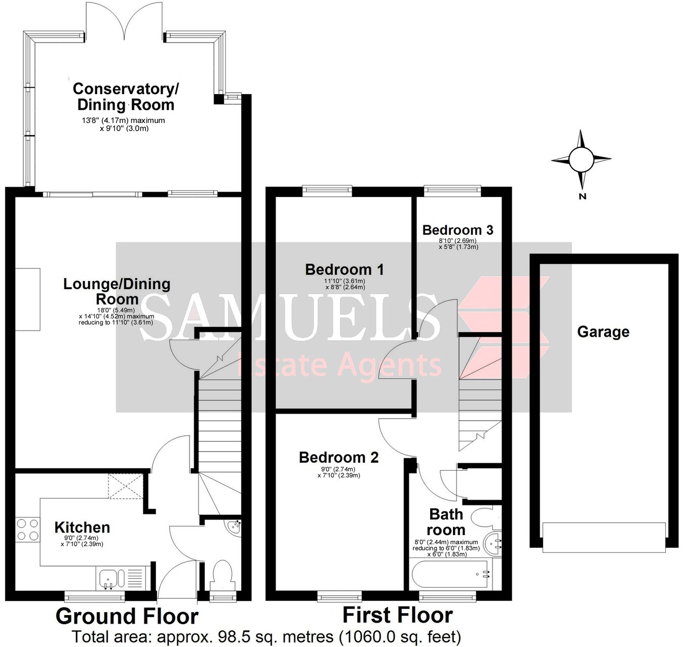 67, Collins Road, Exeter floorplan