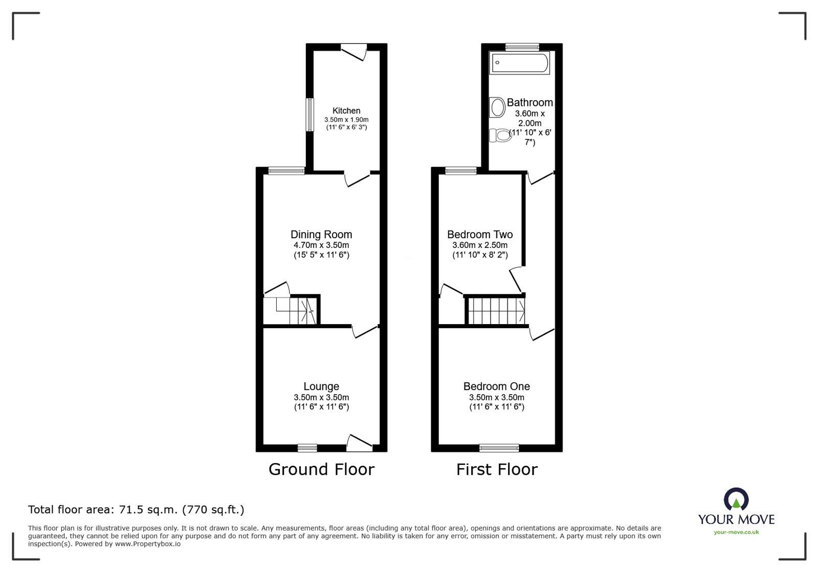 3, Lime Street, Derbyshire floorplan