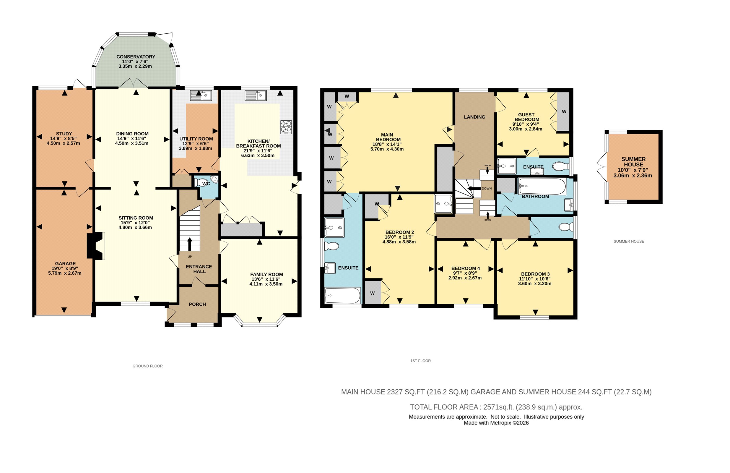 67, Downs Way, Surrey floorplan