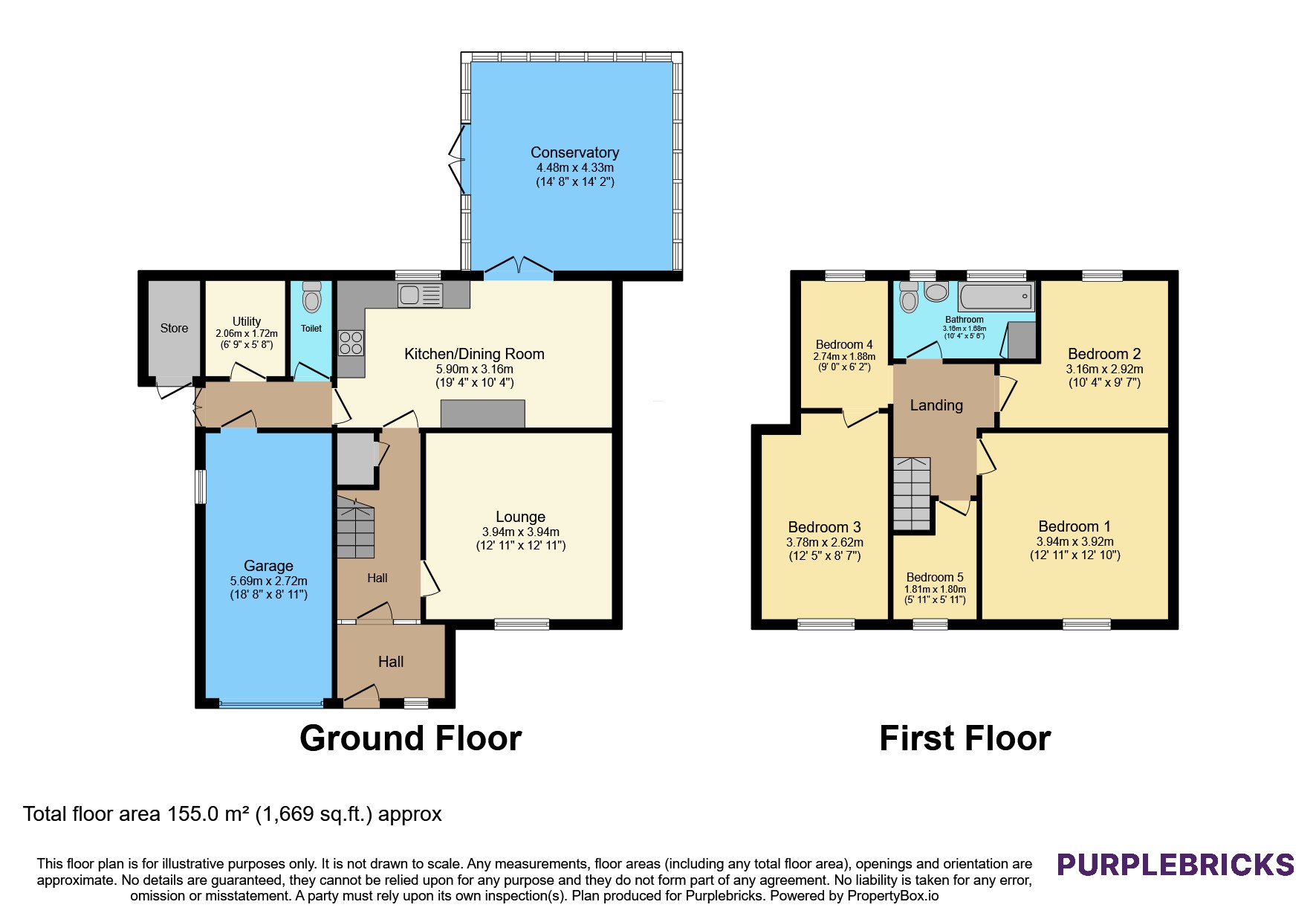 9, Griceson Close, Newark floorplan