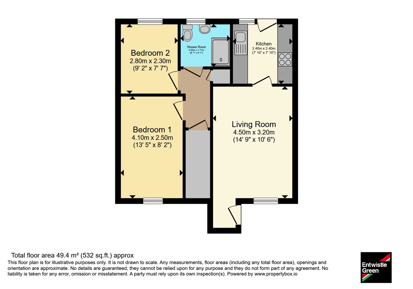 17, Albion Court, Lancashire floorplan