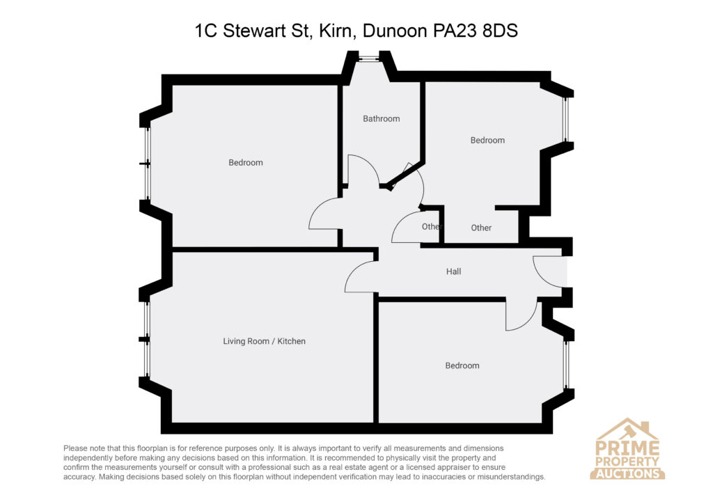 1C, Stewart Street, Dunoon floorplan