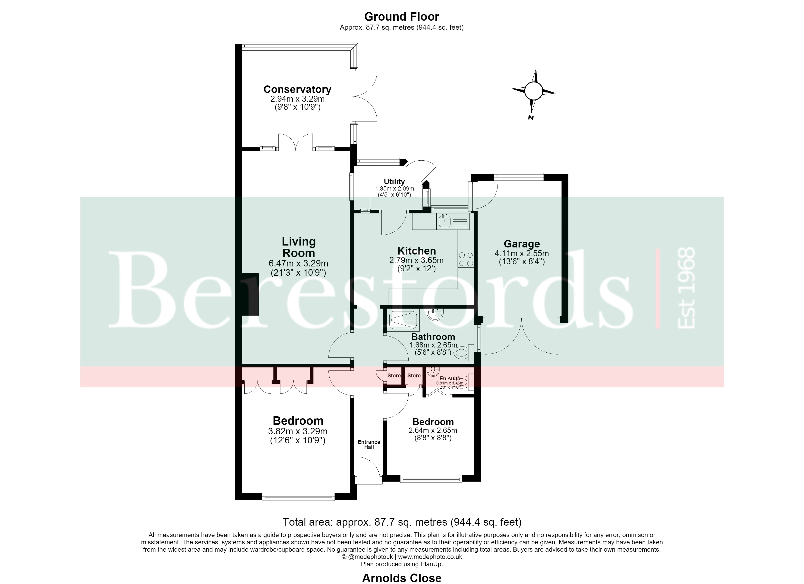6, Arnolds Close, Brentwood floorplan