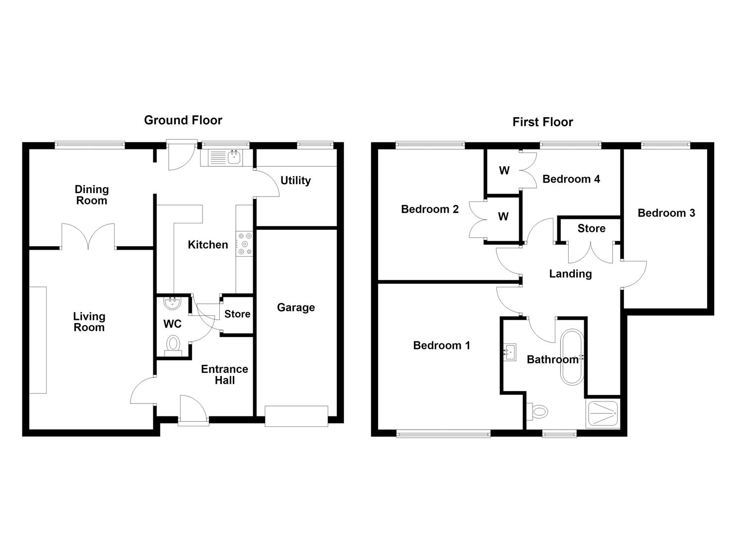 1, Chapel Lane, Rode Heath floorplan