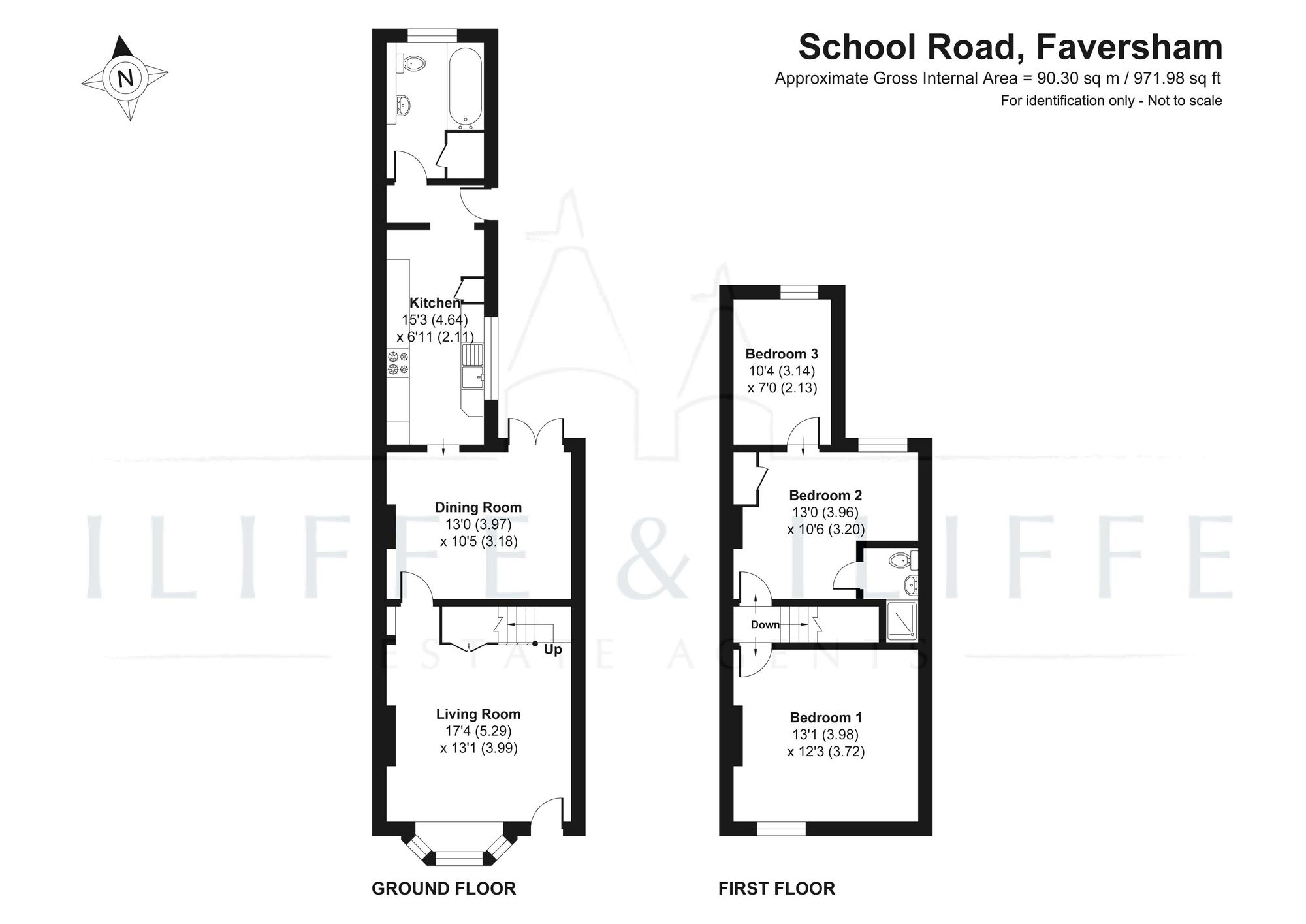 4 School Road, Faversham floorplan