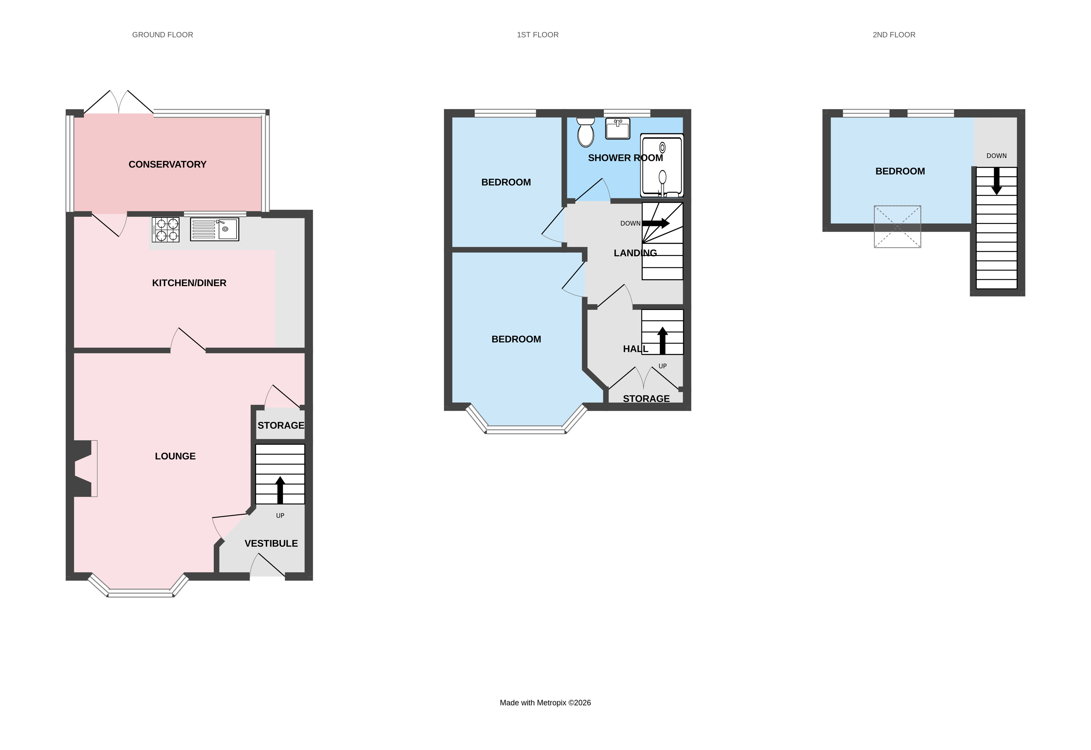 87, Windermere Road, Shropshire floorplan