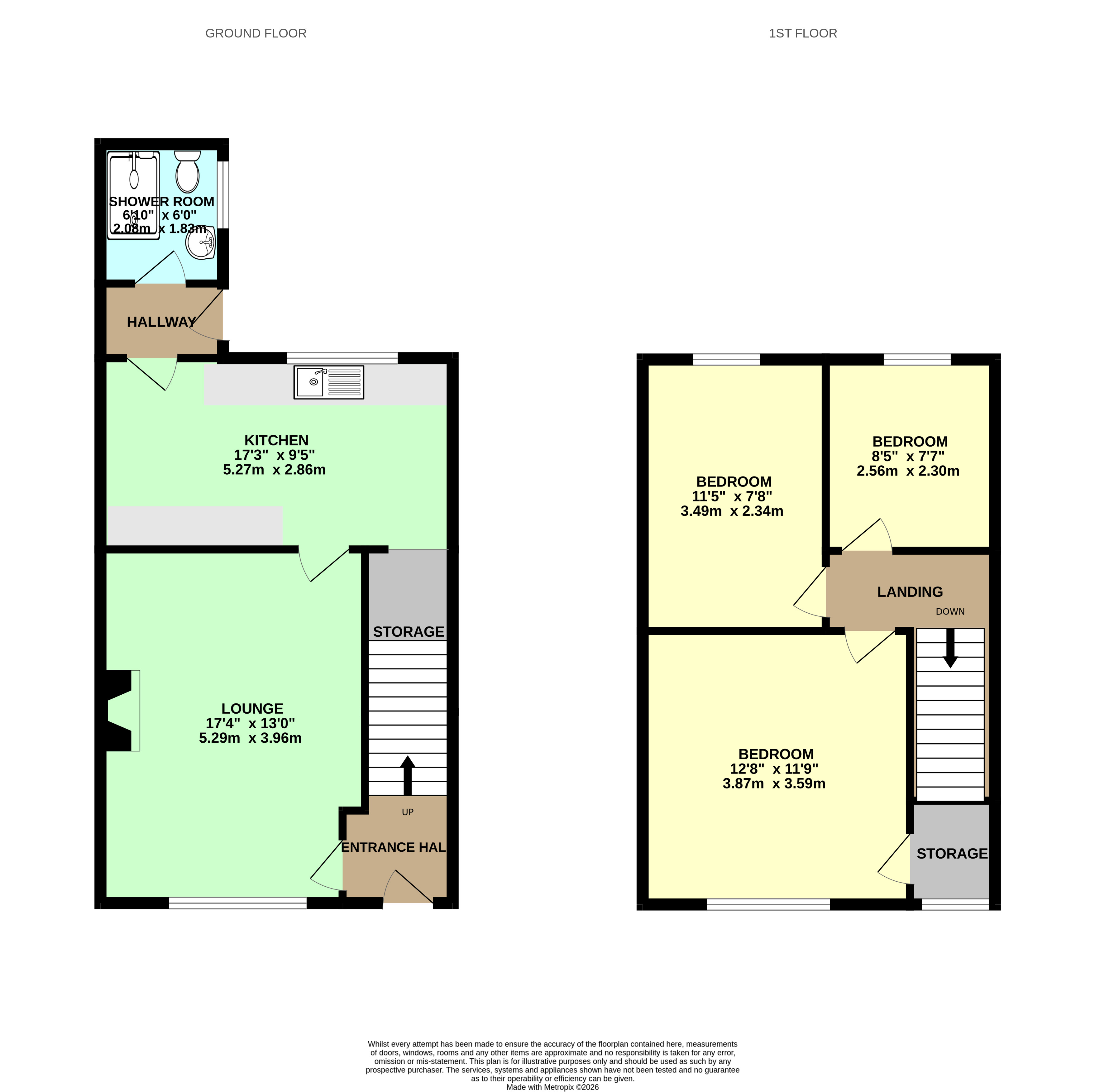 3, Asquith Road, Doncaster floorplan