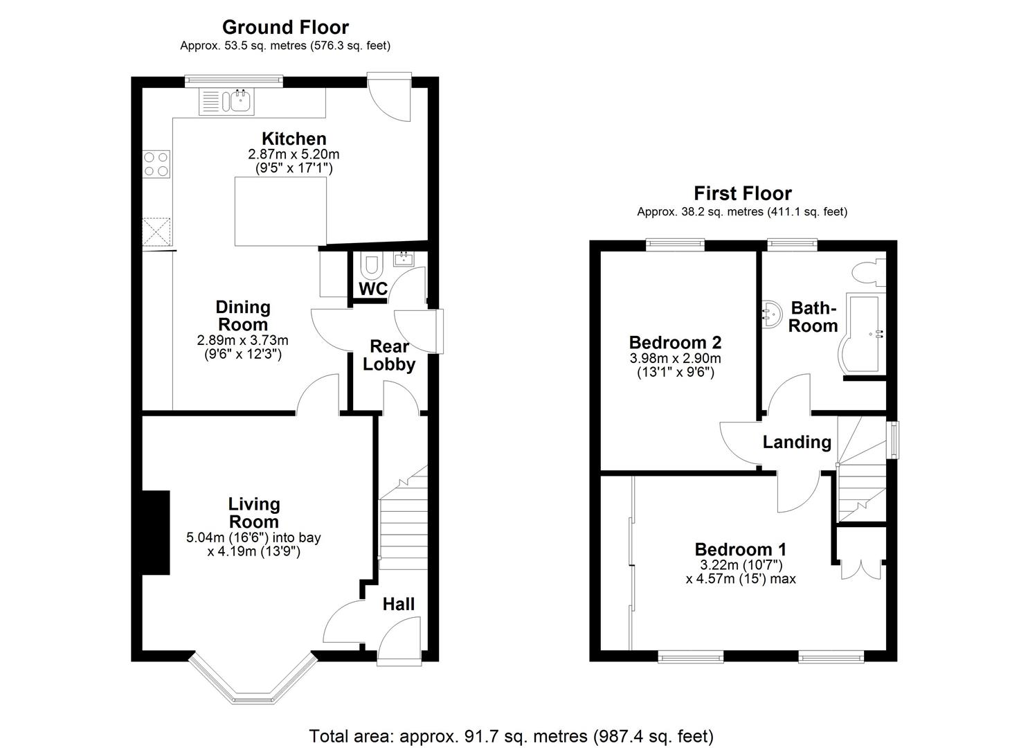 58, Ramsden Square, Cambridge floorplan