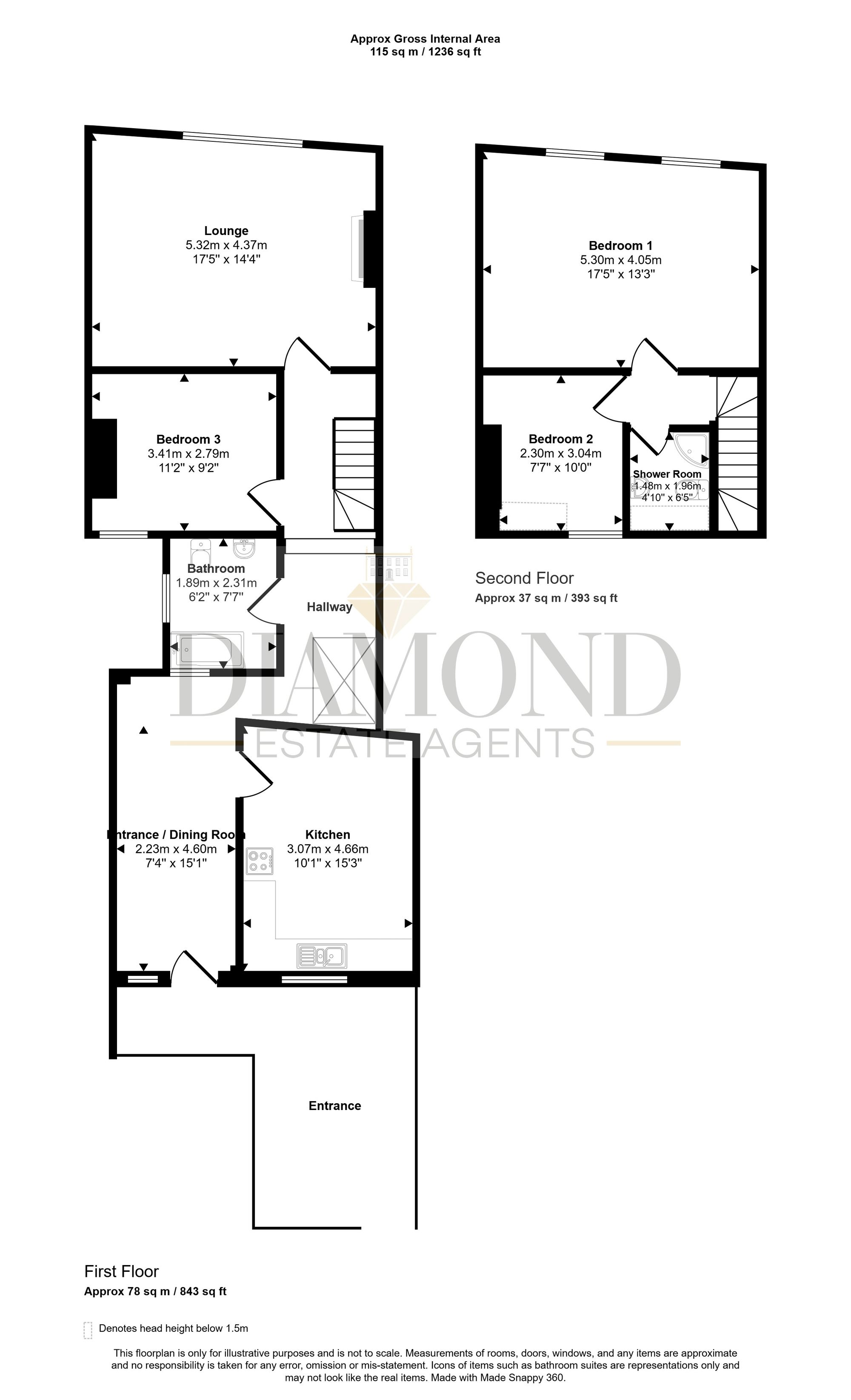 10 Fore Street, Tiverton floorplan