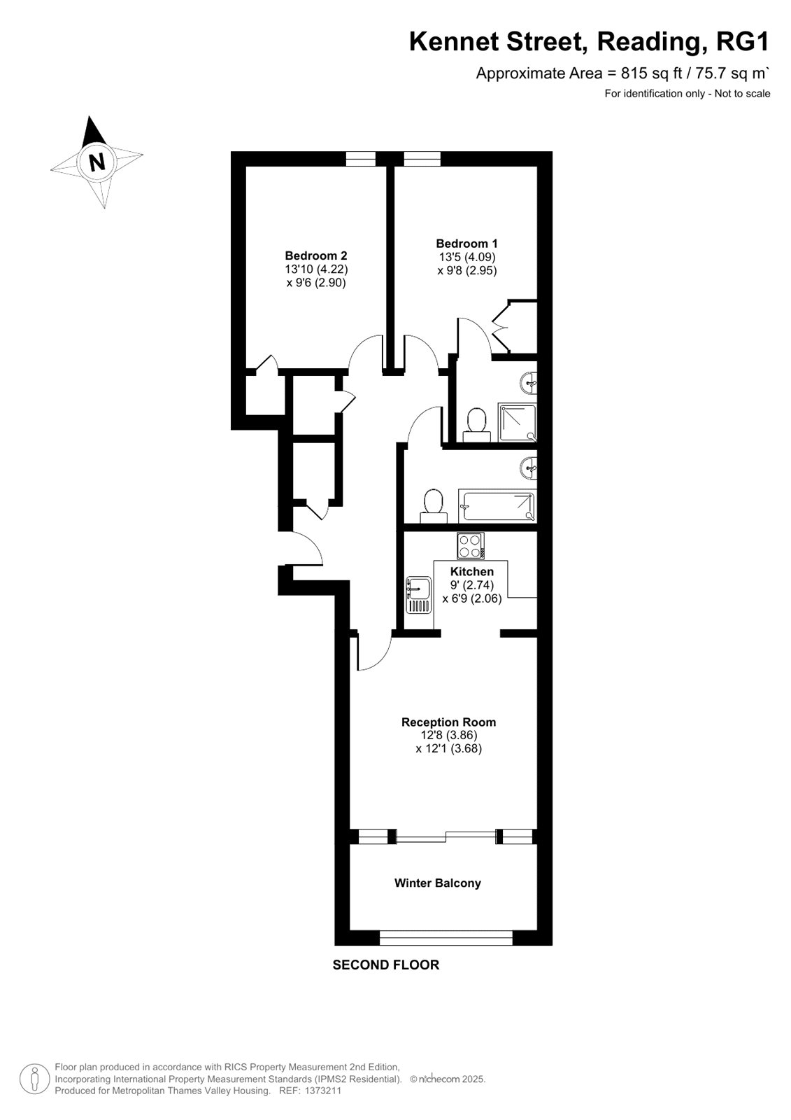 Flat 34, 20 Kennet Street, Berkshire floorplan