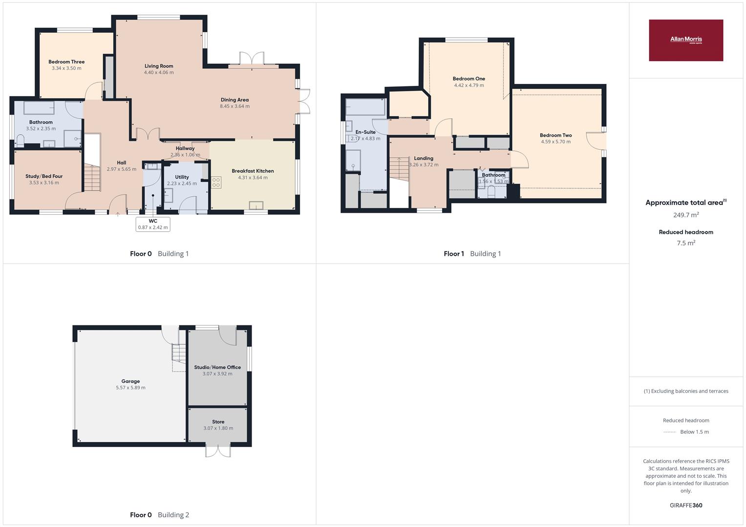 Smithmore, Naunton Village, Upton upon Severn floorplan