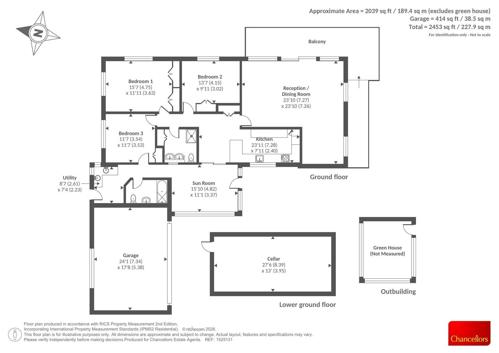 Two Hoots More,, Rhydspence, Hereford floorplan