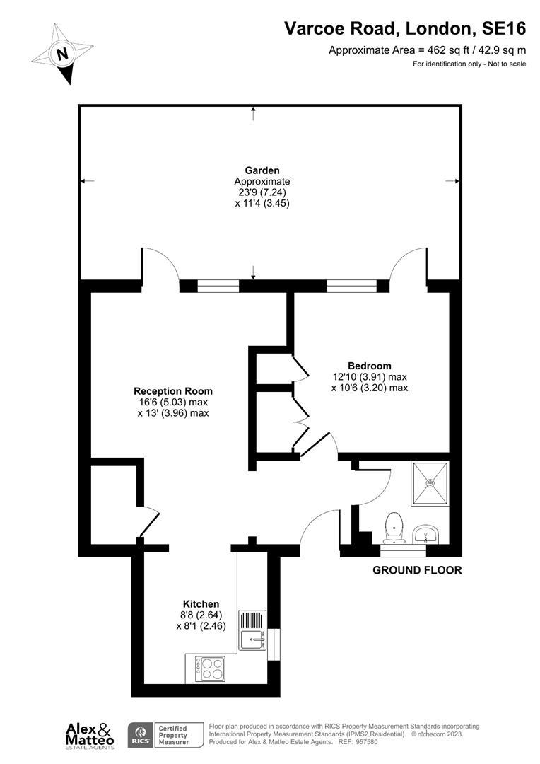 19 Warlingham House, Varcoe Road, London floorplan