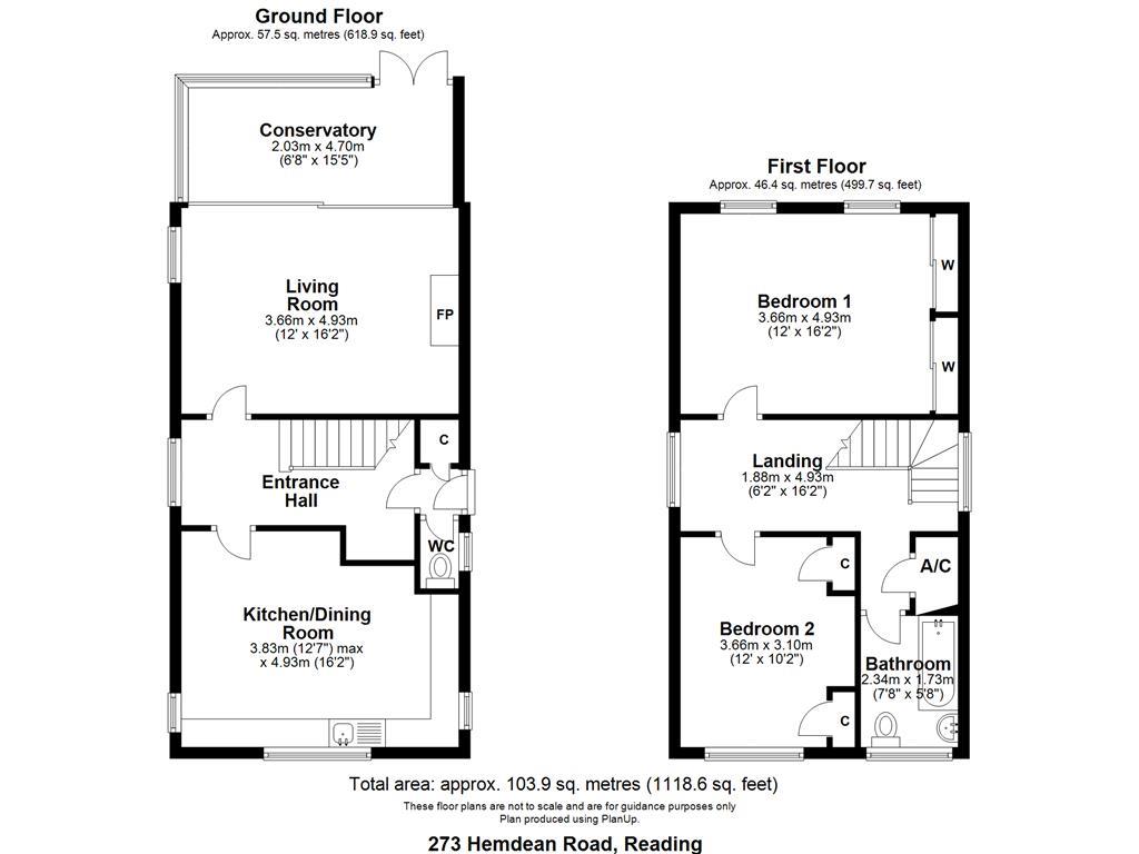 Hemdean Road, Caversham, Reading RG4, 2 bedroom detached house for sale
