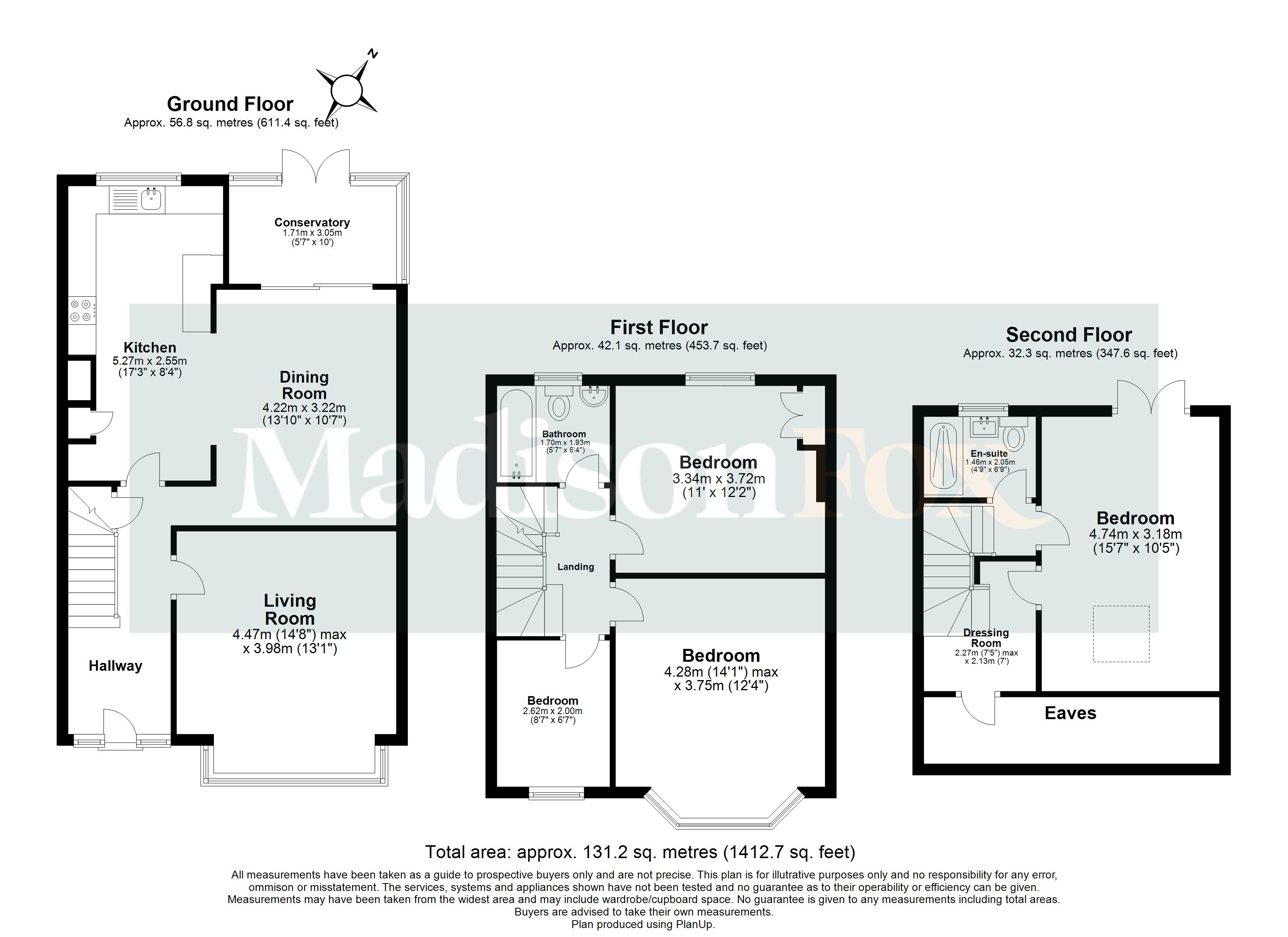 35, Hillside Avenue, Woodford Green floorplan