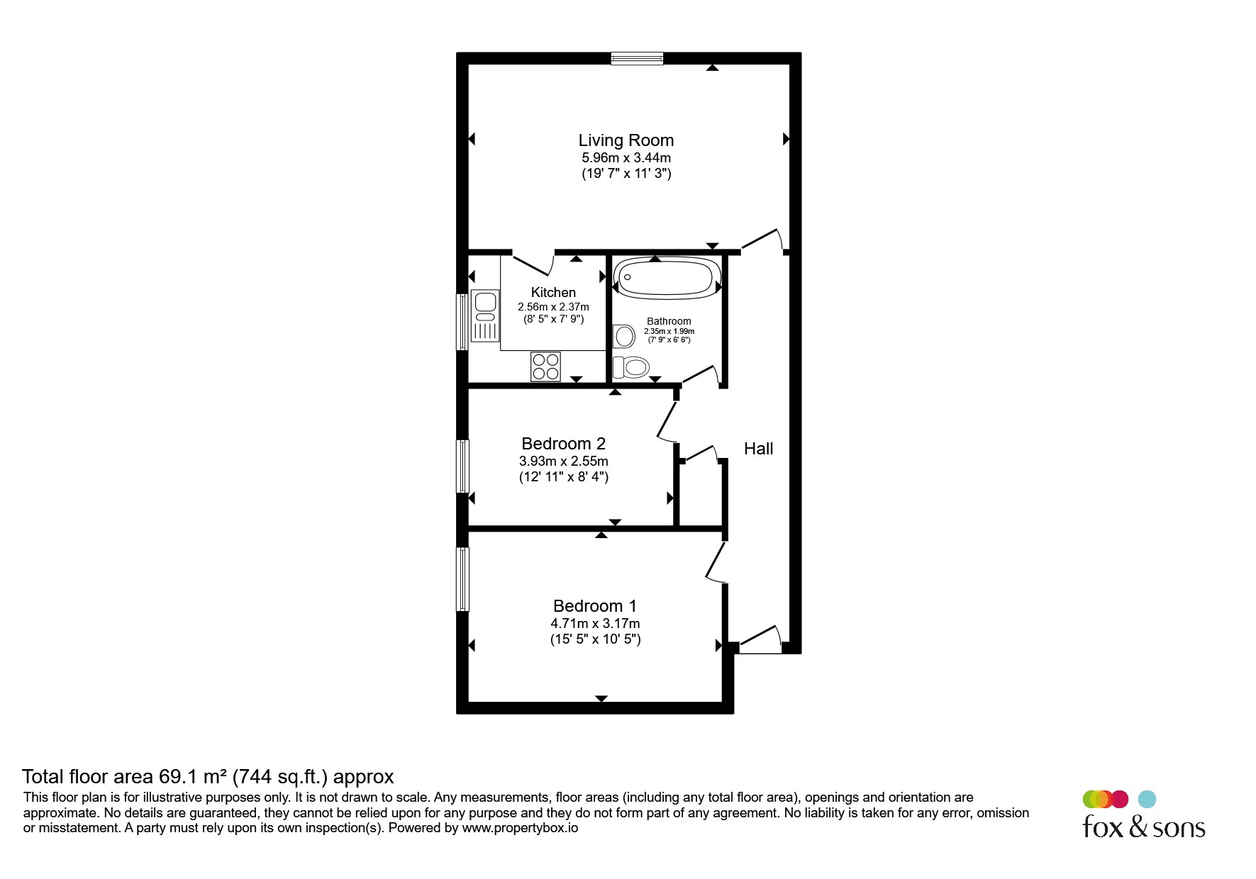 Surrey Road, Seaford floorplan