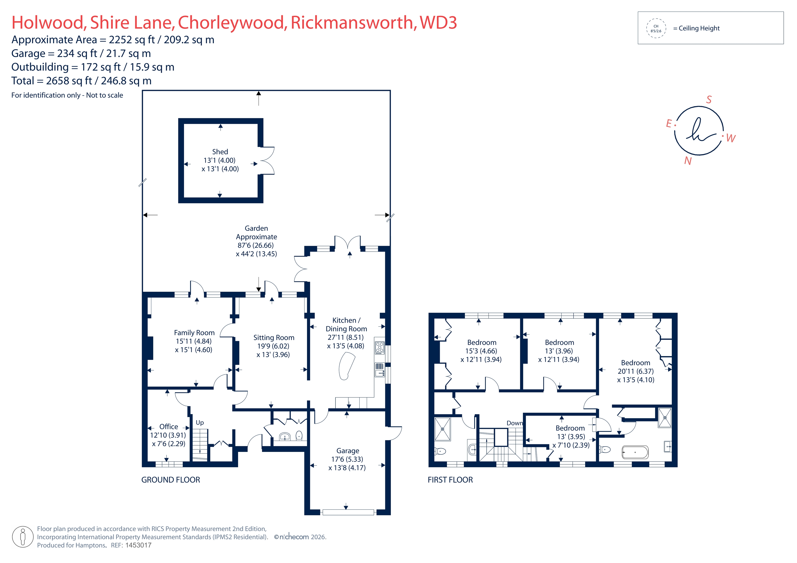 Holwood, Shire Lane, Chorleywood floorplan