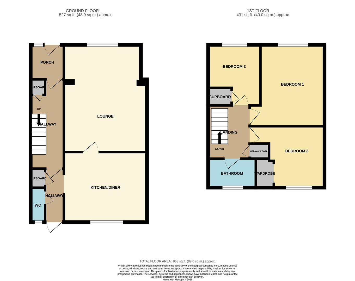 13, Eliot Close, Gloucester floorplan
