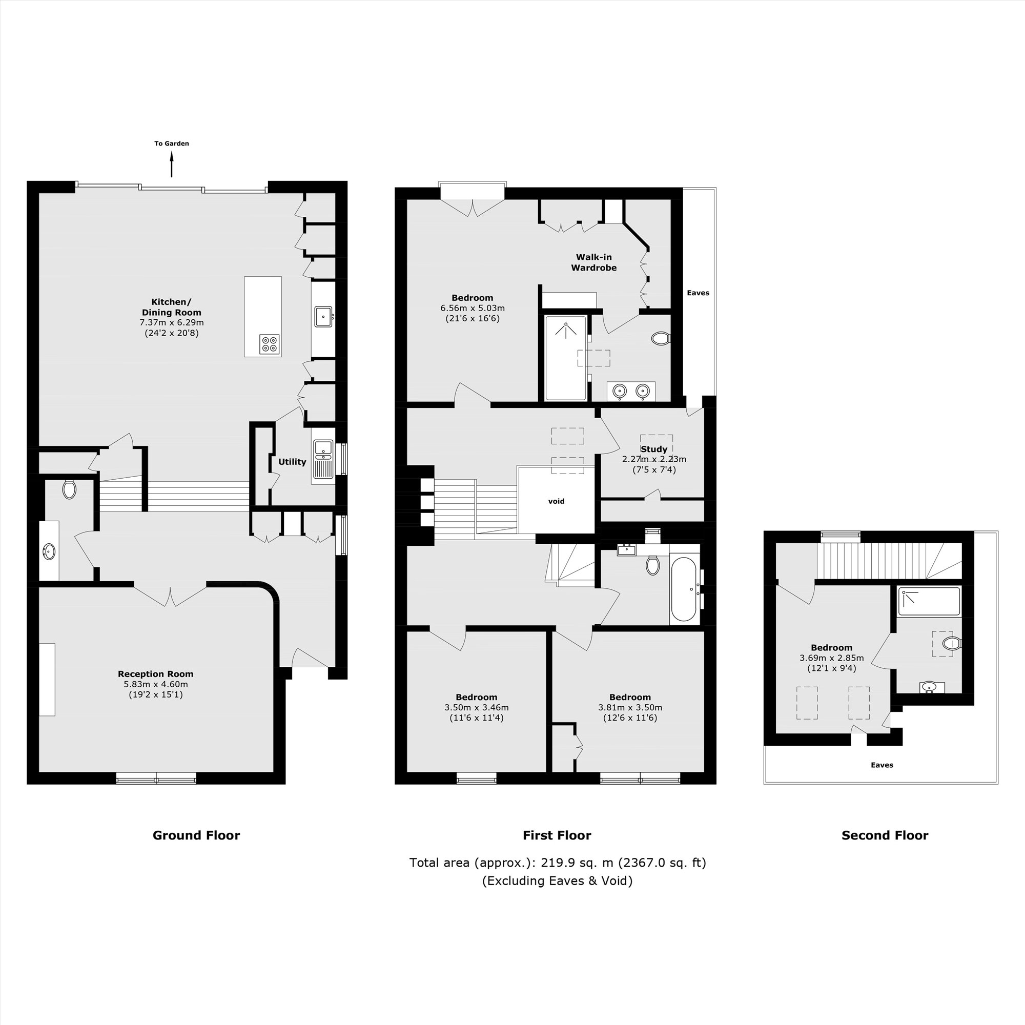 13A, Kings Drive, Thames Ditton floorplan