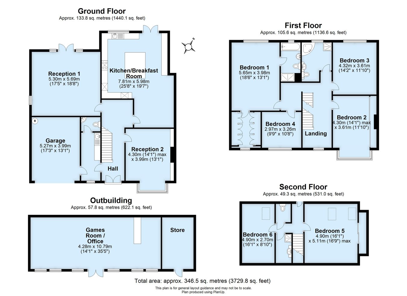 21, Grosvenor Road, Orpington floorplan