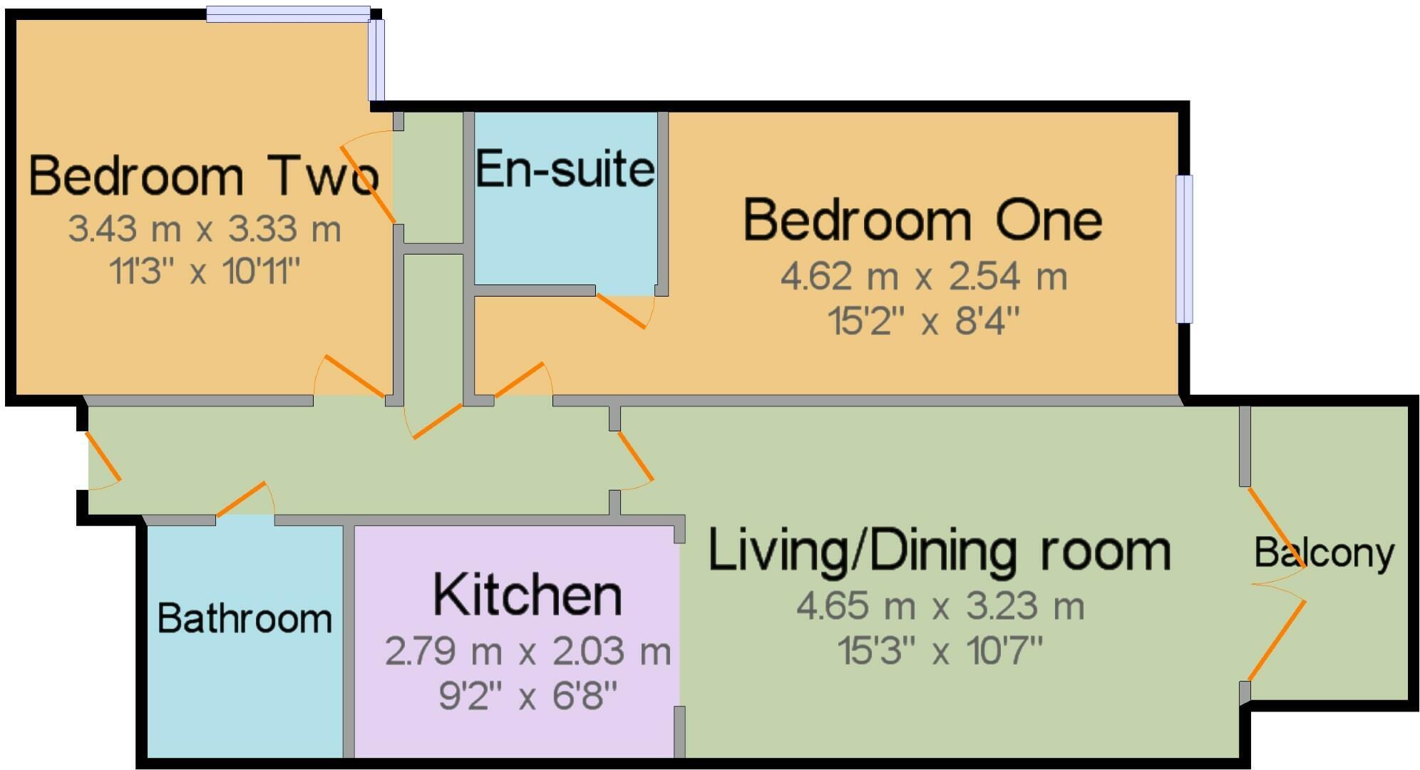 Flat 9, Boston House 315-317,, Portswood Road, Hampshire floorplan
