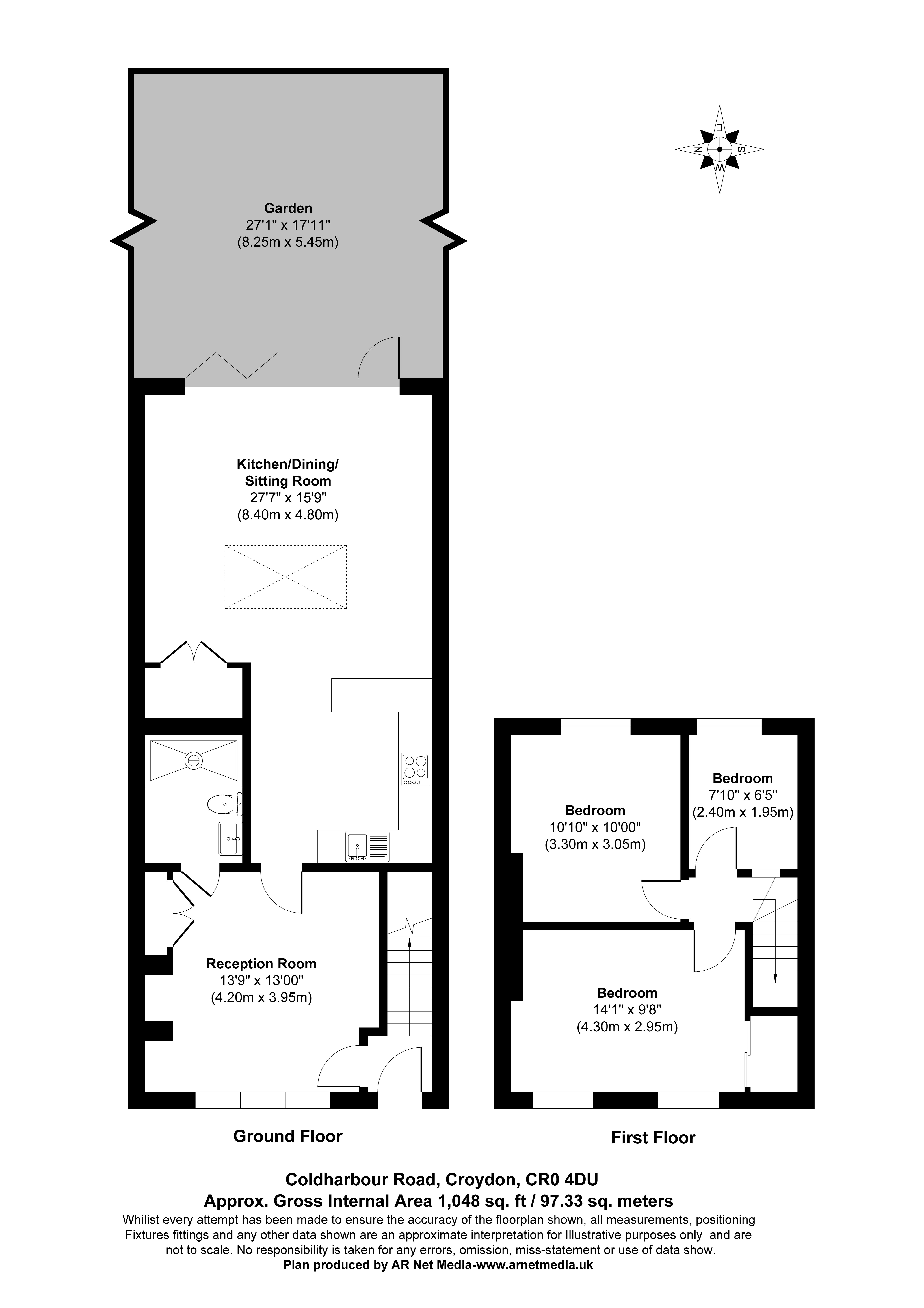 38, Coldharbour Road, Croydon floorplan