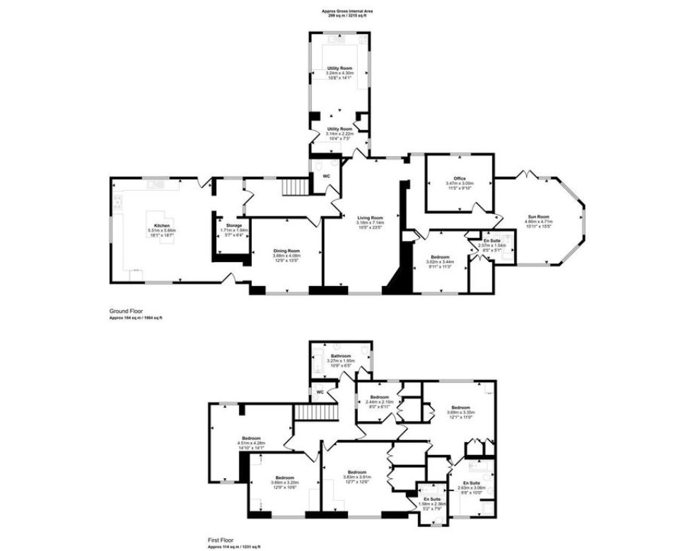 Wenallt, Llandysul floorplan