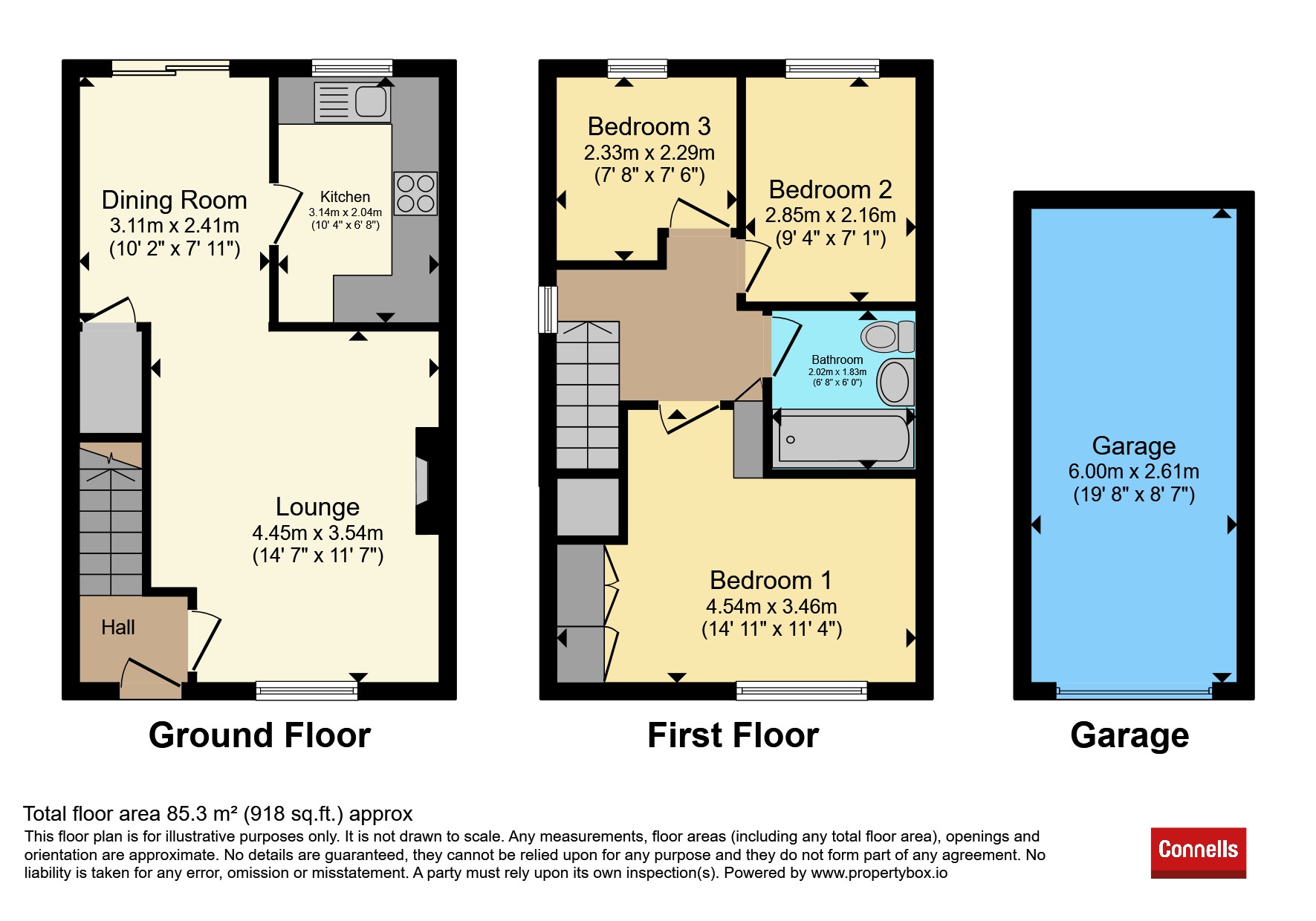 33, Ropeland Way, Horsham floorplan