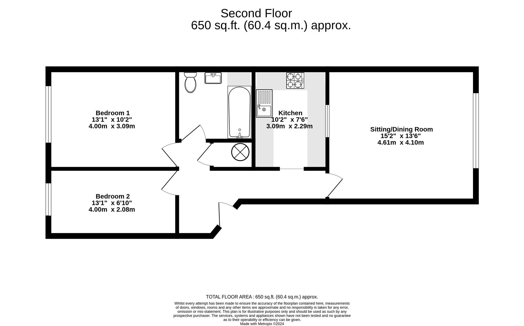 4, Ellwood Court, York floorplan