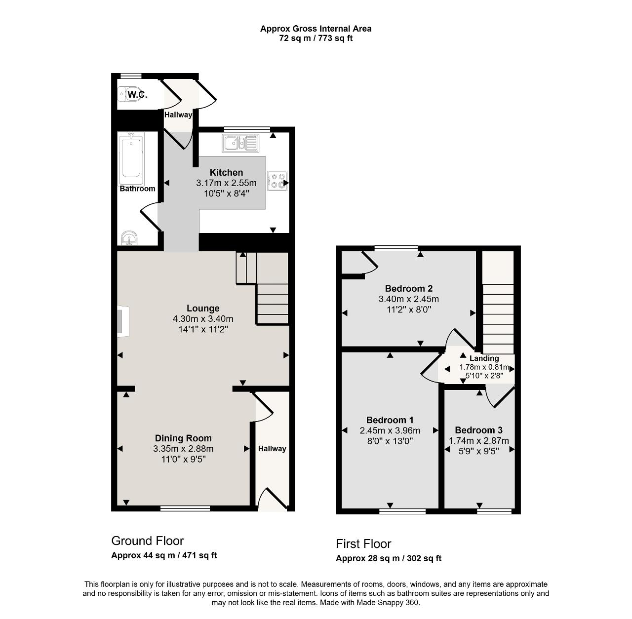 22, Poplar Terrace, Merthyr Tydfil floorplan
