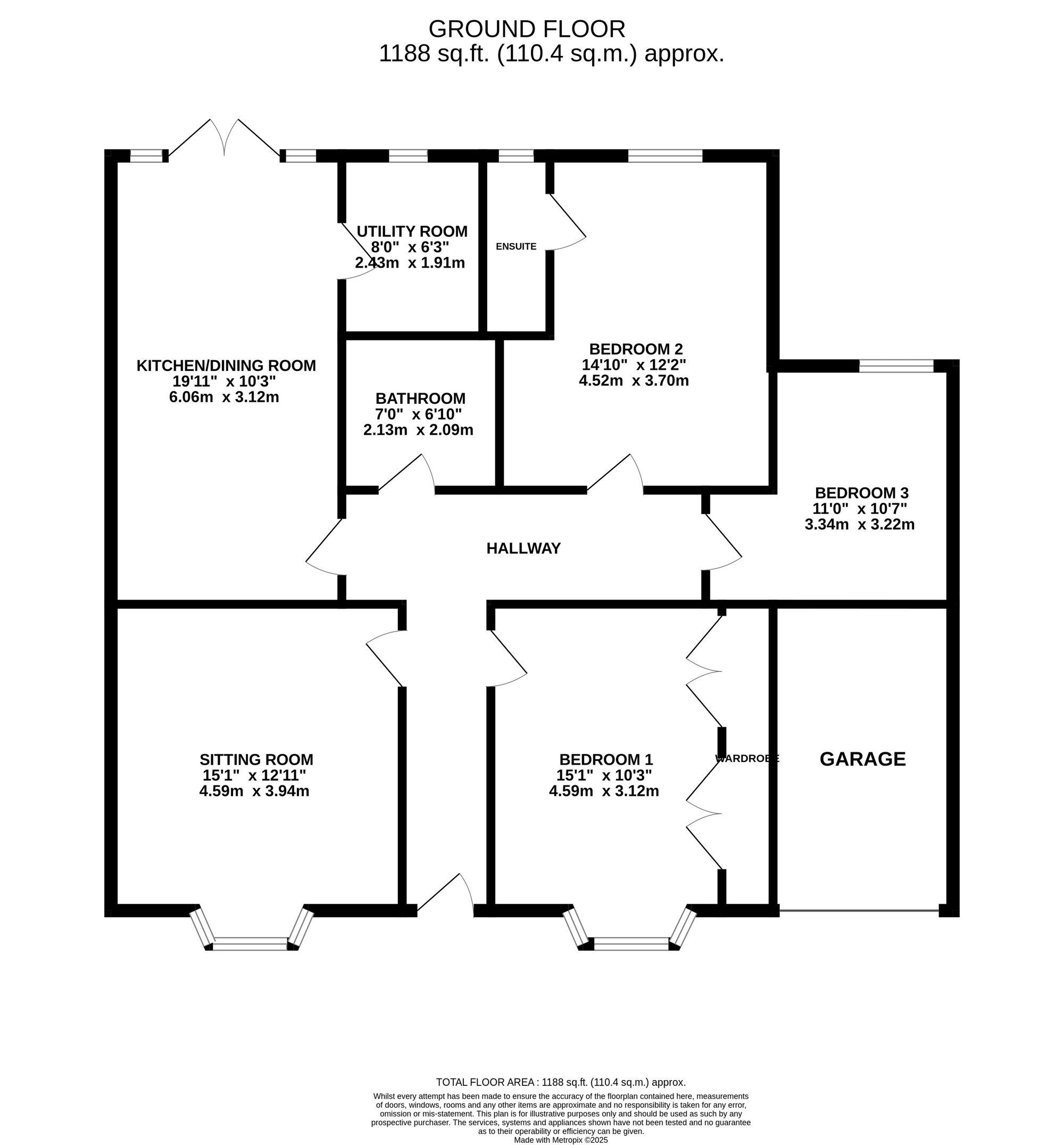 69 Hooten Lane, Leigh floorplan