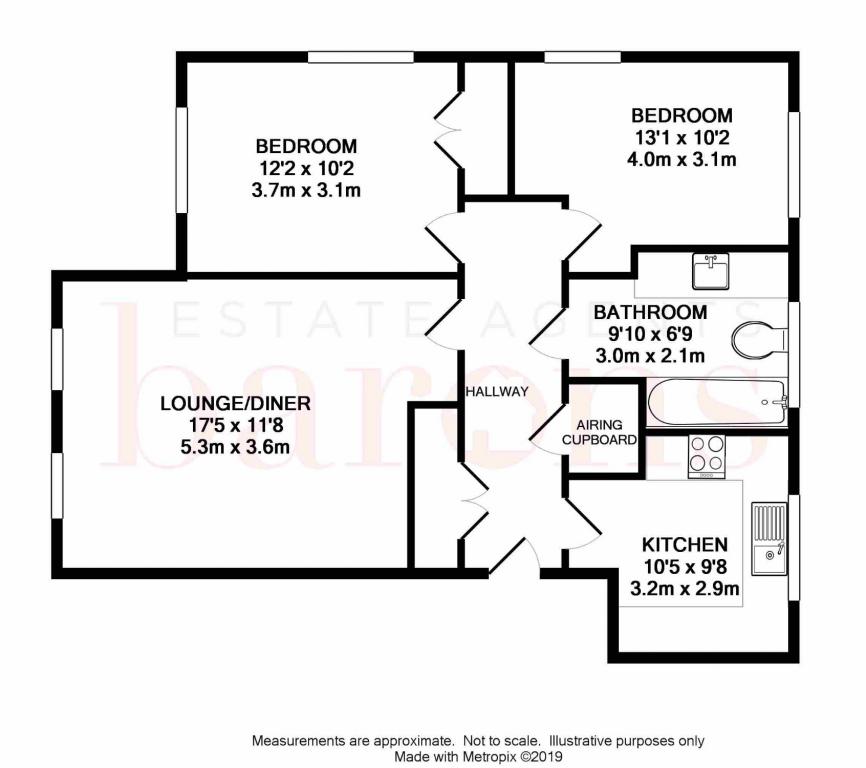2 Bedrooms Flat for sale in Beggarwood, Basingstoke RG22