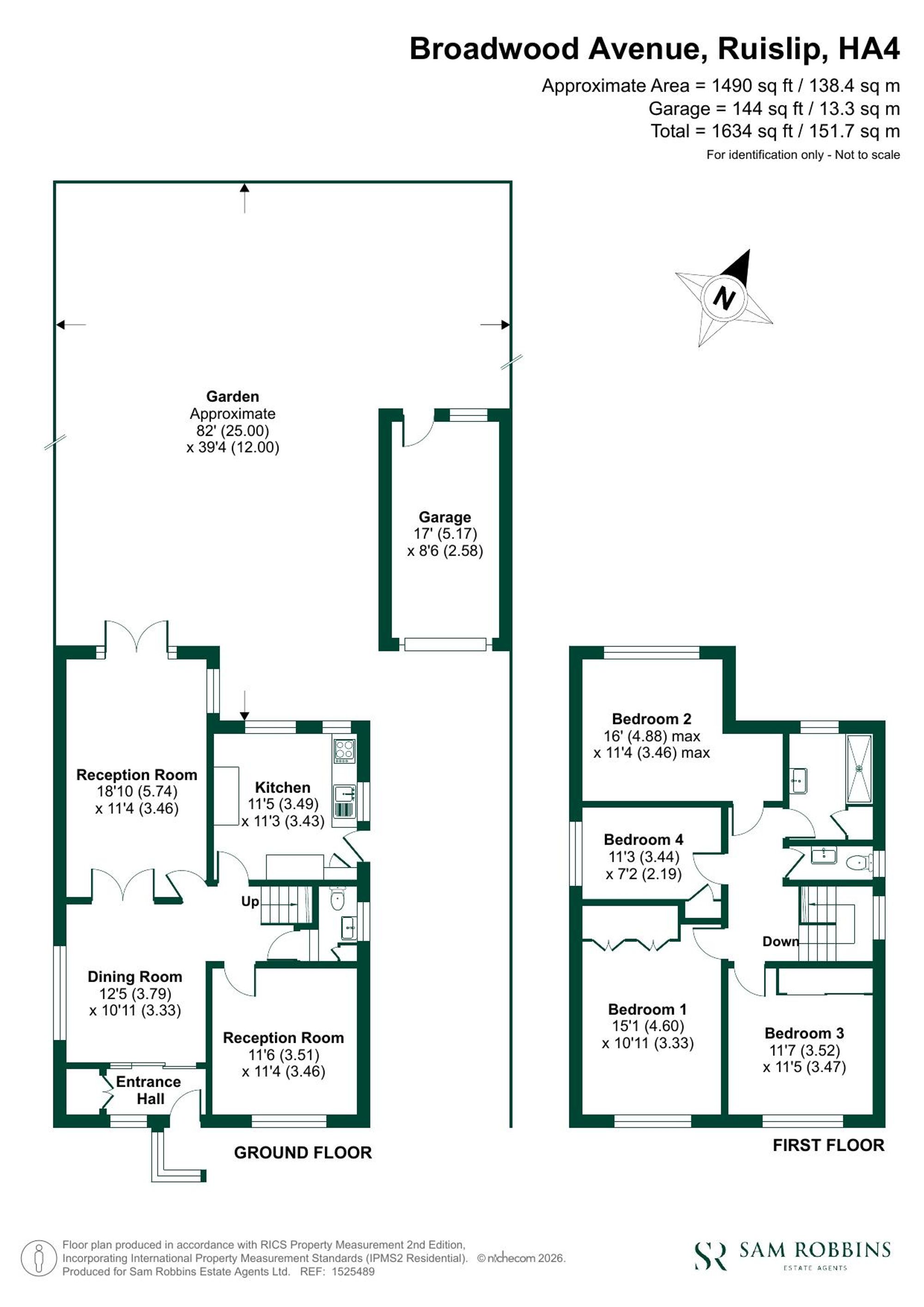 86 Broadwood Avenue, Ruislip floorplan