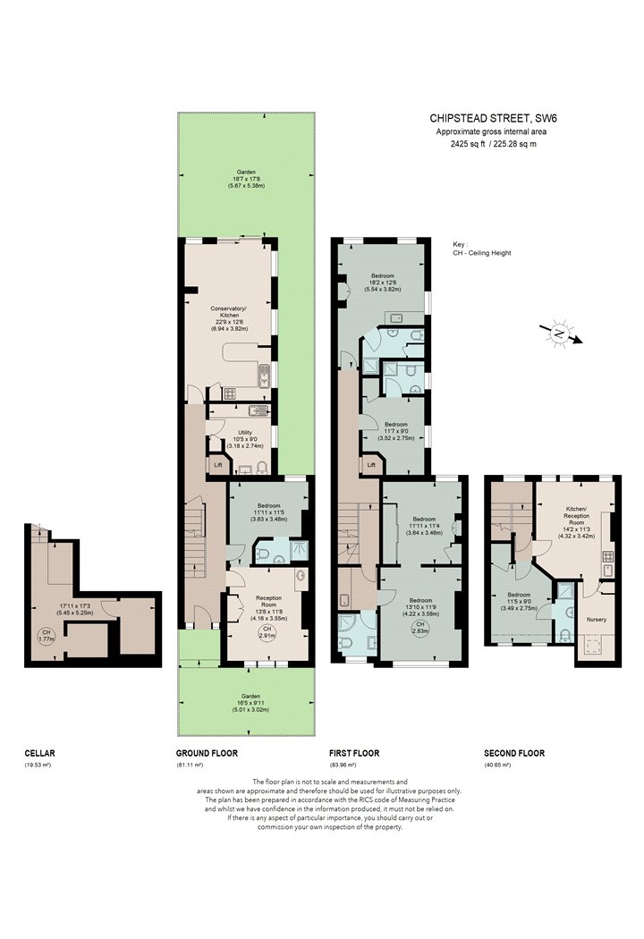 50, Chipstead Street, London floorplan