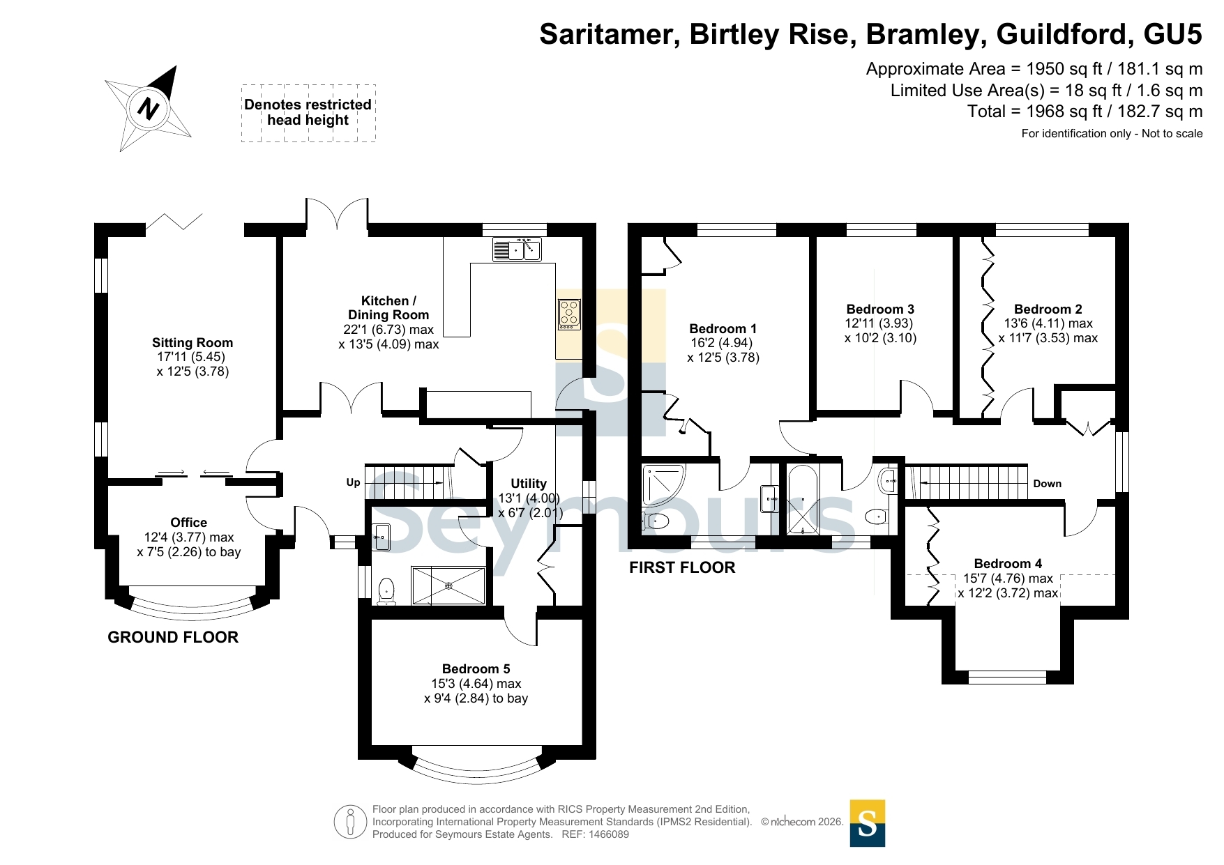 Saritamer, Birtley Rise, Guildford floorplan