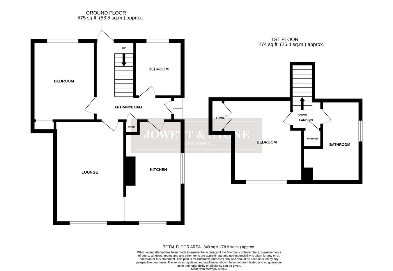 22, Walnut Way, Leicester floorplan
