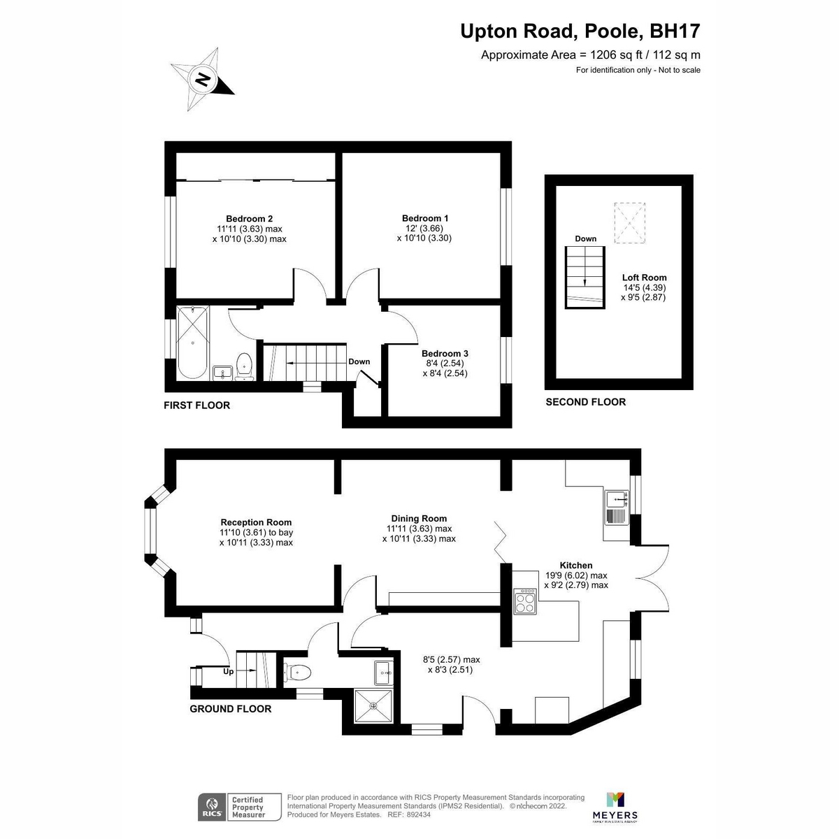 24, Upton Road, Poole floorplan