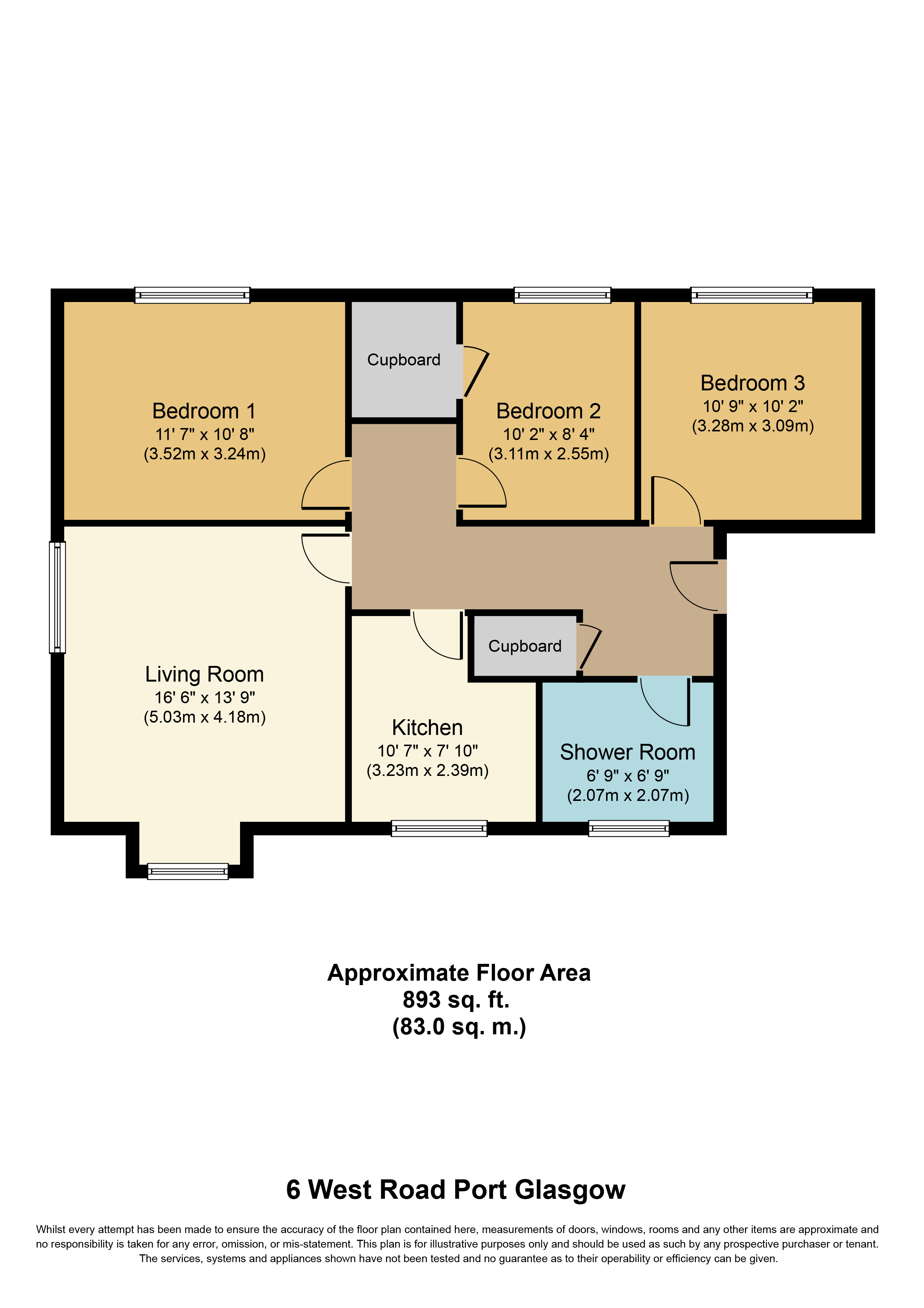3 Bedrooms Flat for sale in West Road, Greenock PA14