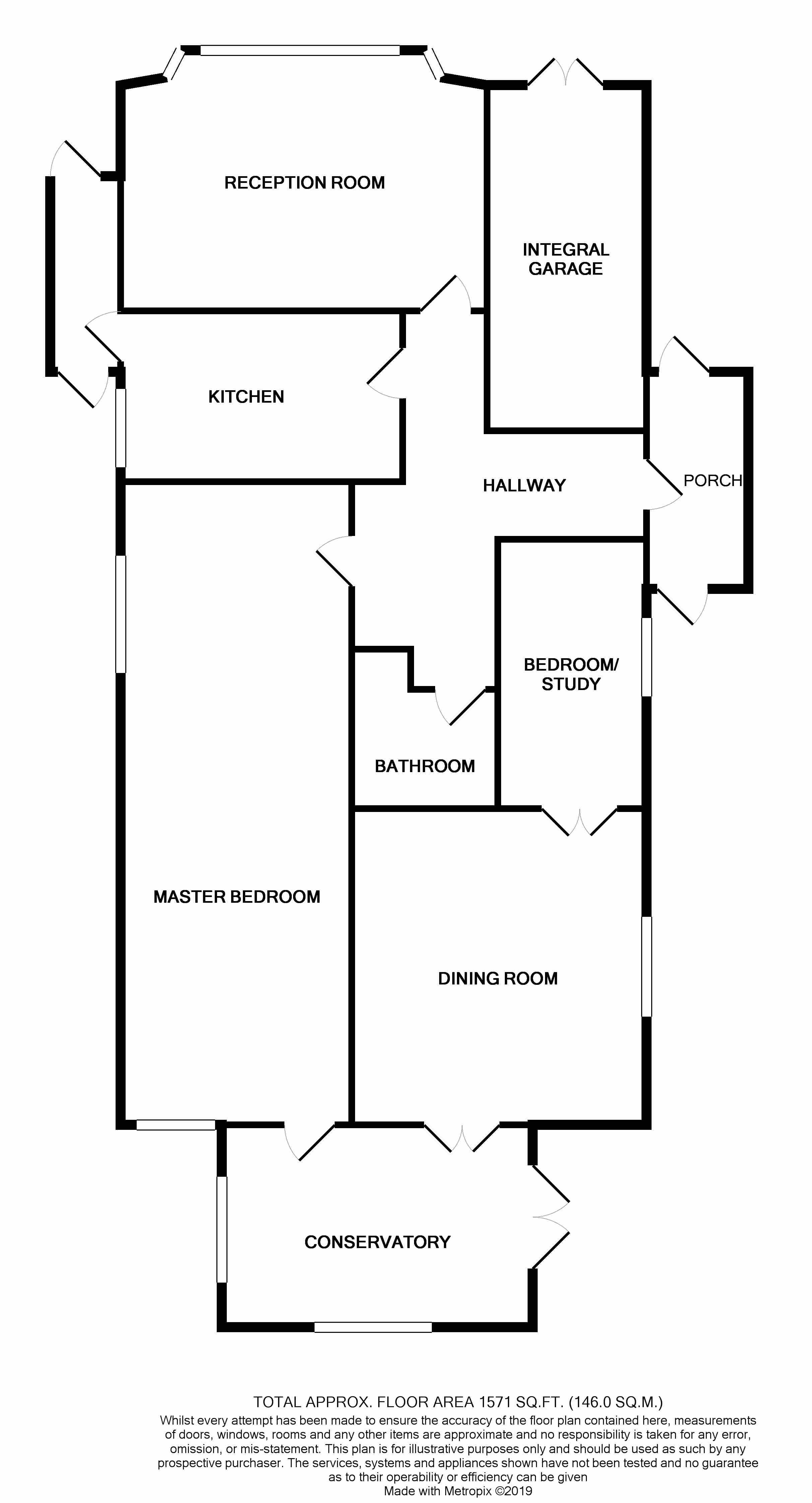 2 Bedrooms Detached bungalow for sale in Chiltington Way, Saltdean, Brighton BN2