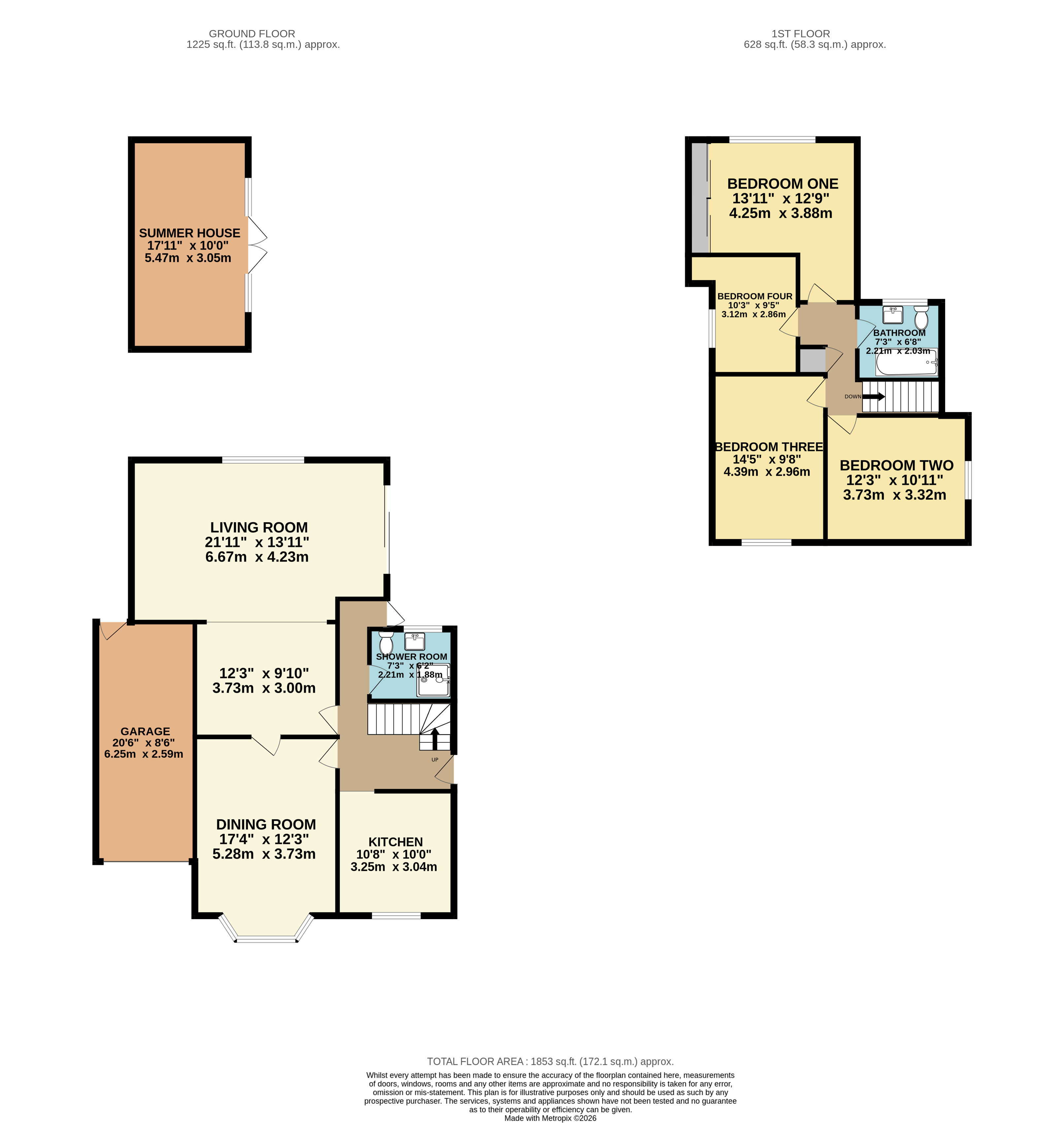 46, Fairfield Gardens, Essex floorplan