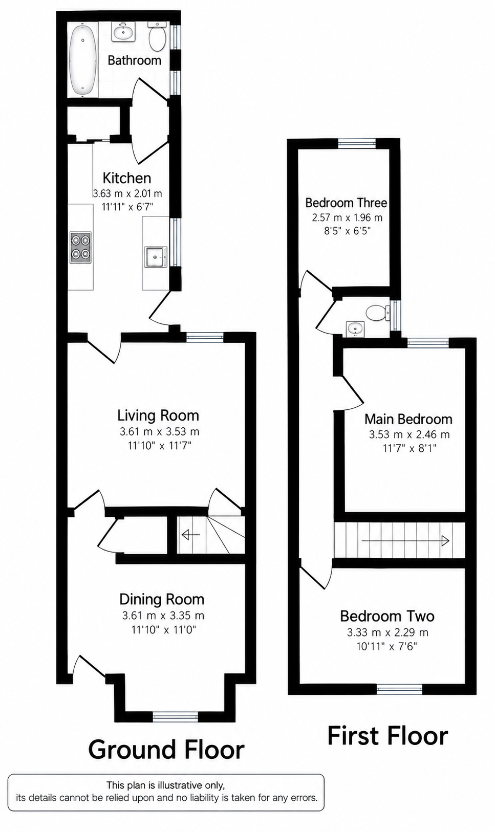 11 Castleford Grove, Blackford Road, Birmingham floorplan