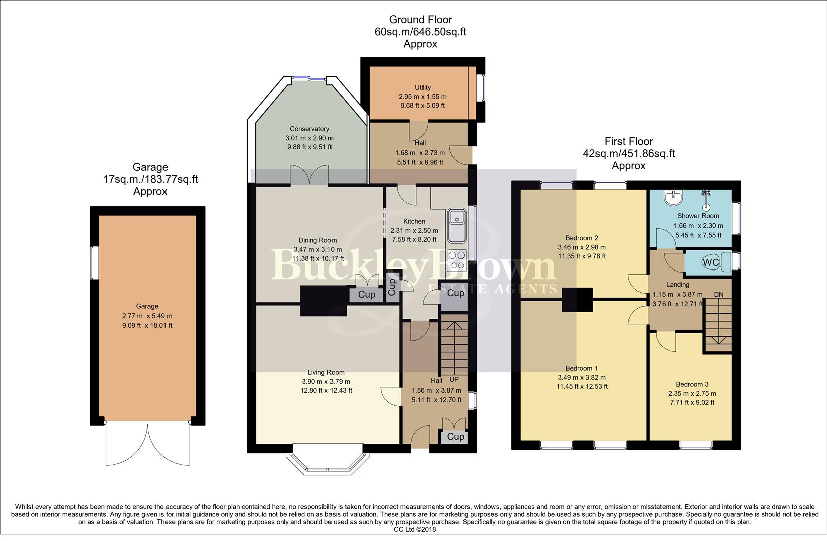 19, Oak Tree Crescent, Mansfield floorplan