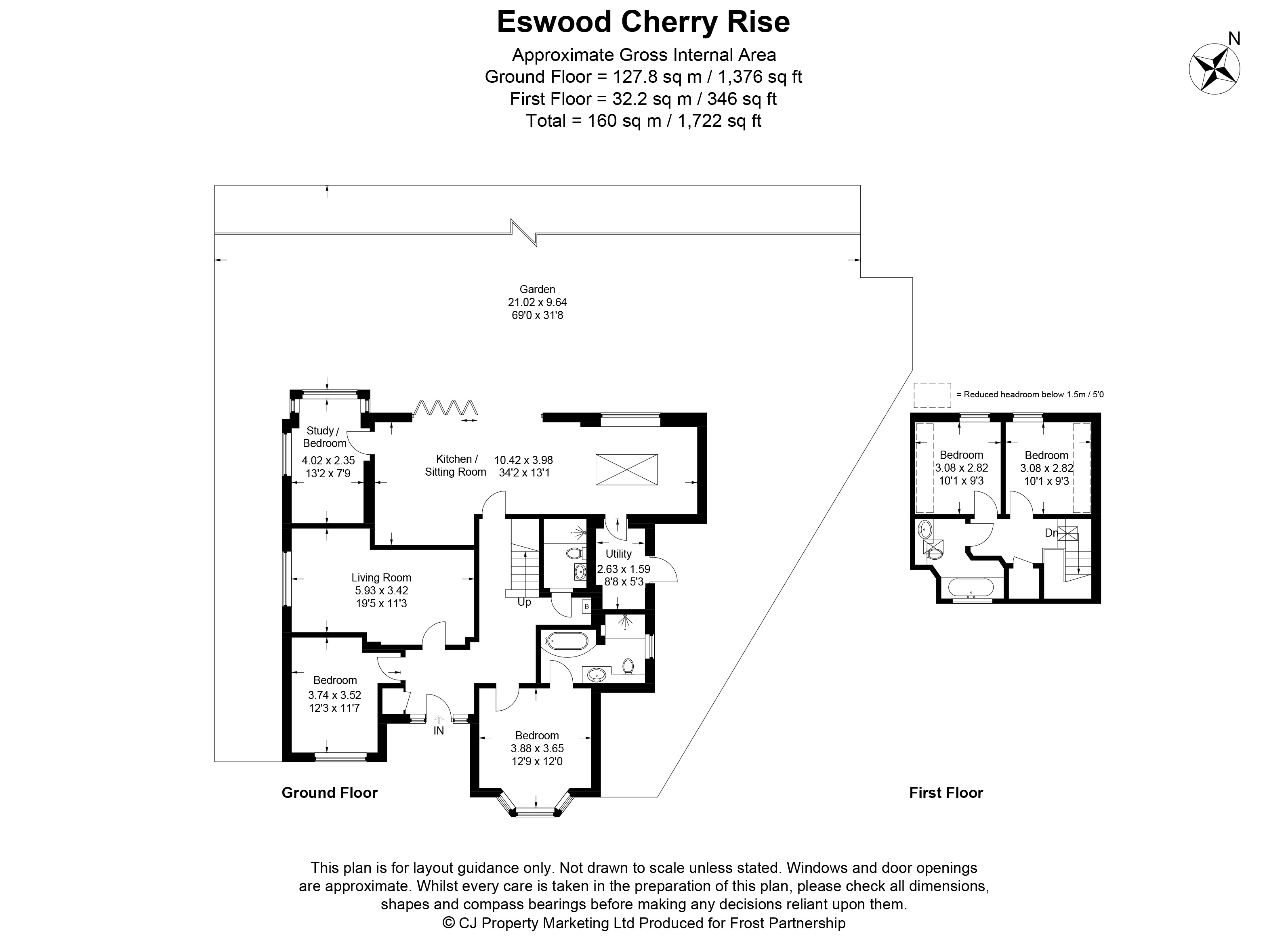 Eswood,, Cherry Rise, Chalfont St. Giles floorplan