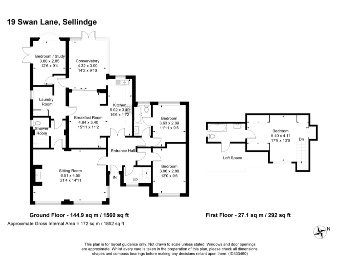 19 Swan Lane, Sellindge, Ashford floorplan