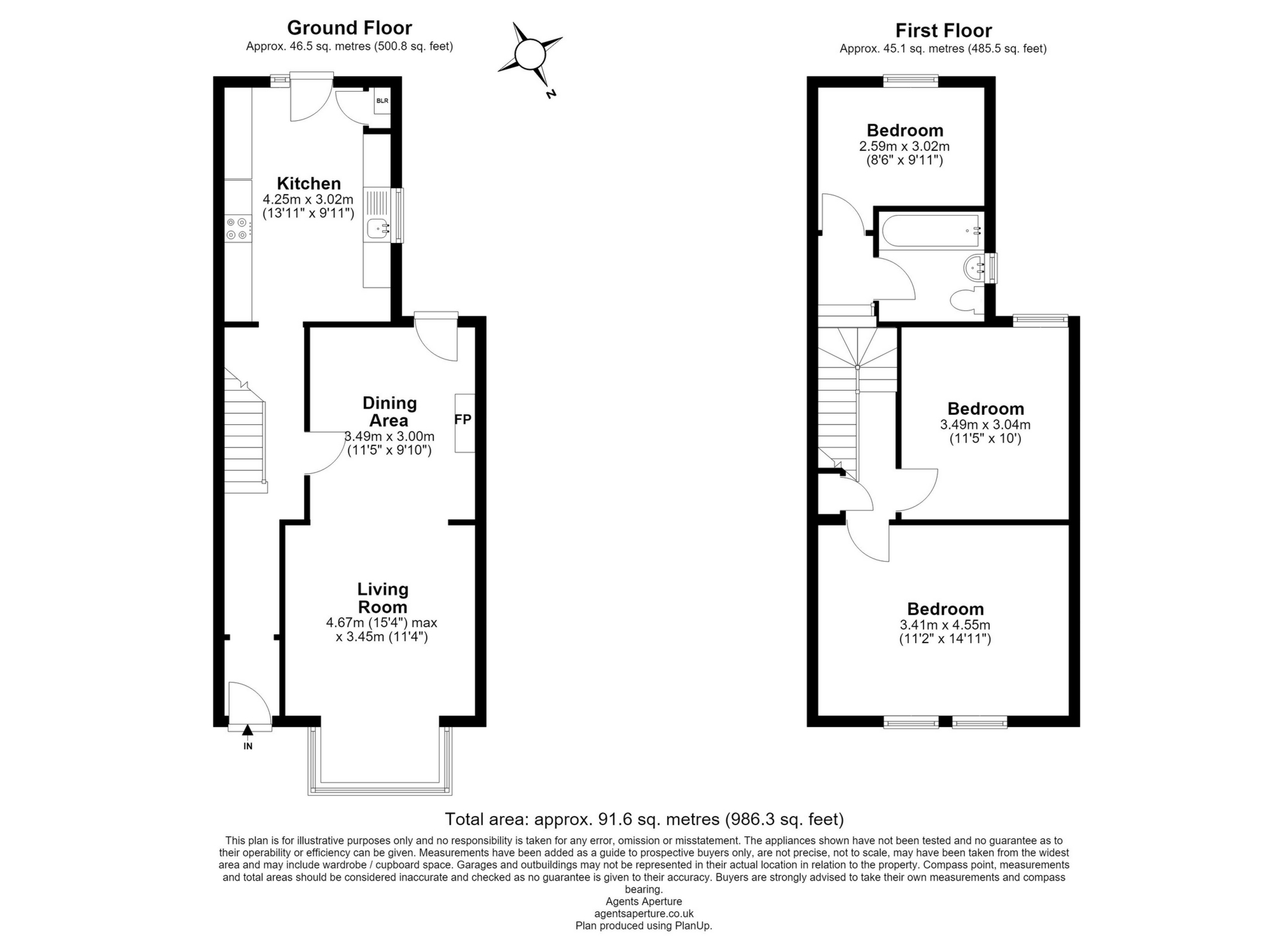 1, Millais Road, Dover floorplan