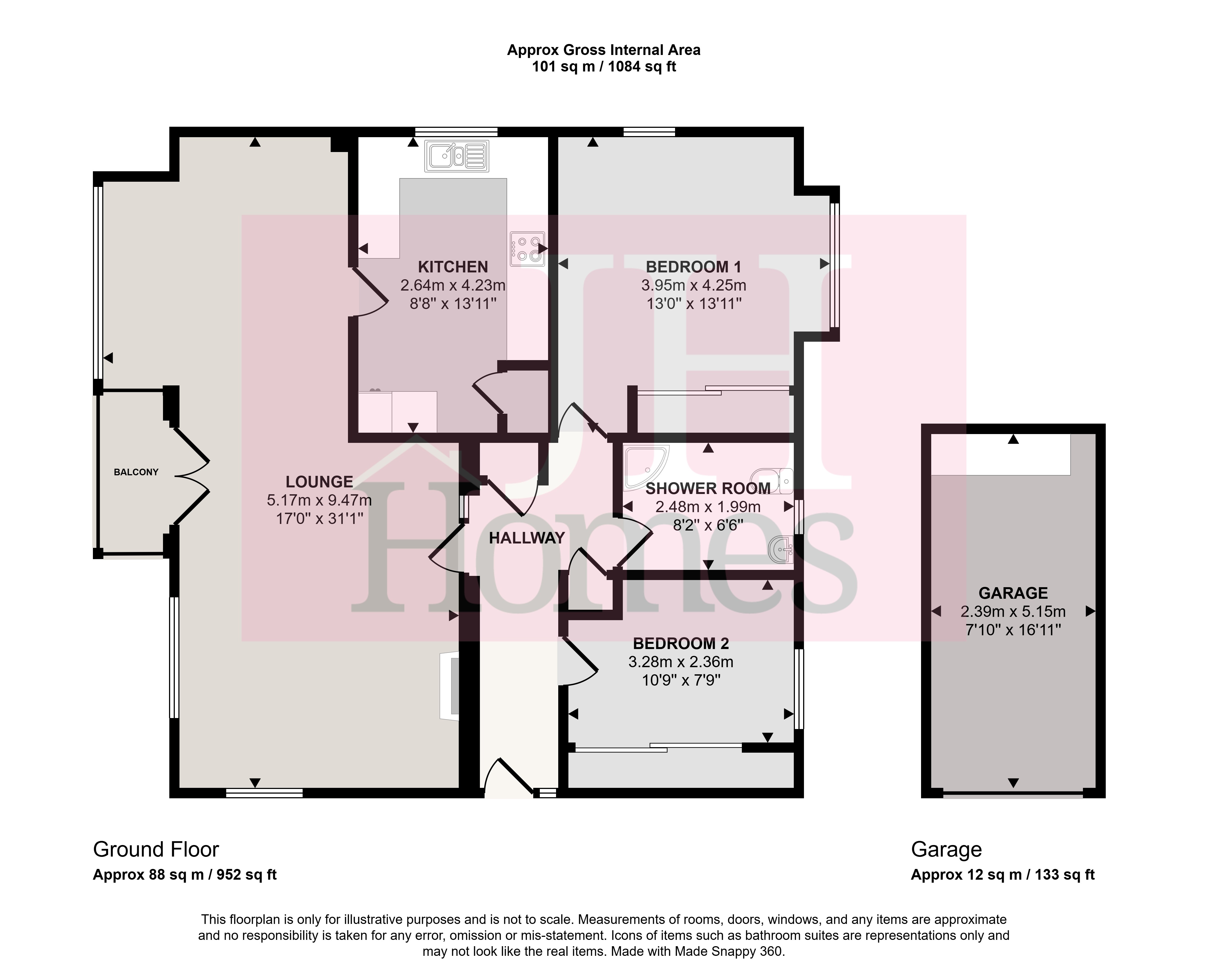 9, Dalmore Court, Barrow-in-Furness floorplan