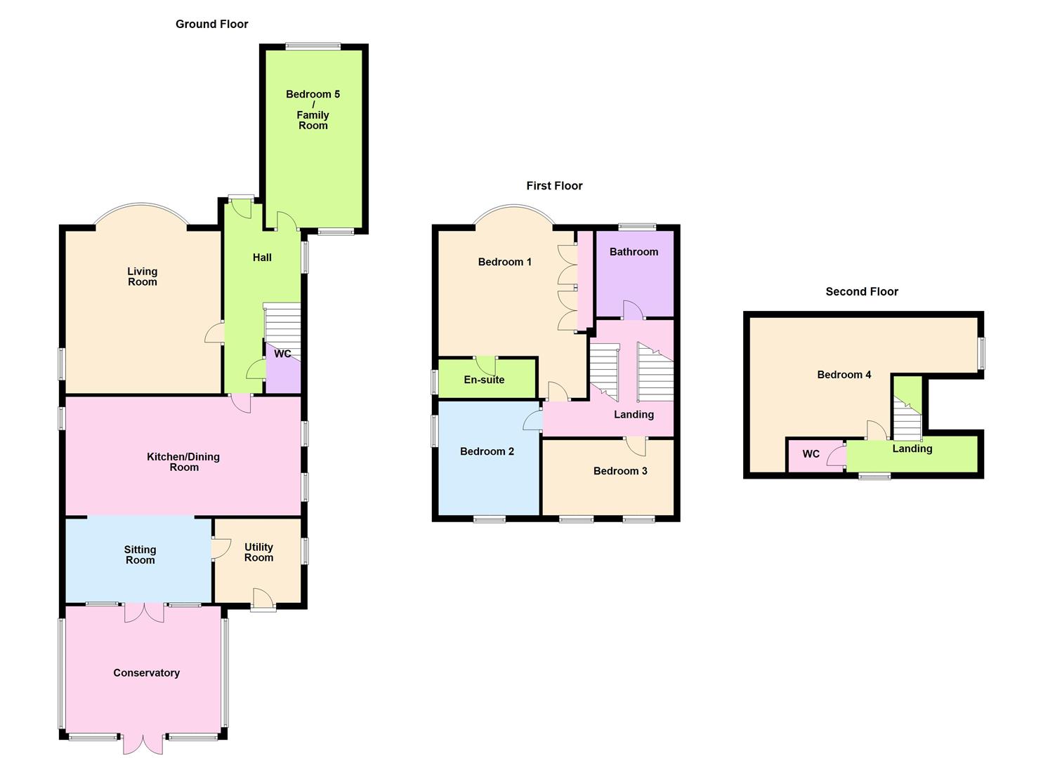 5 bed detached house for sale in Main Street, Swannington, Coalville