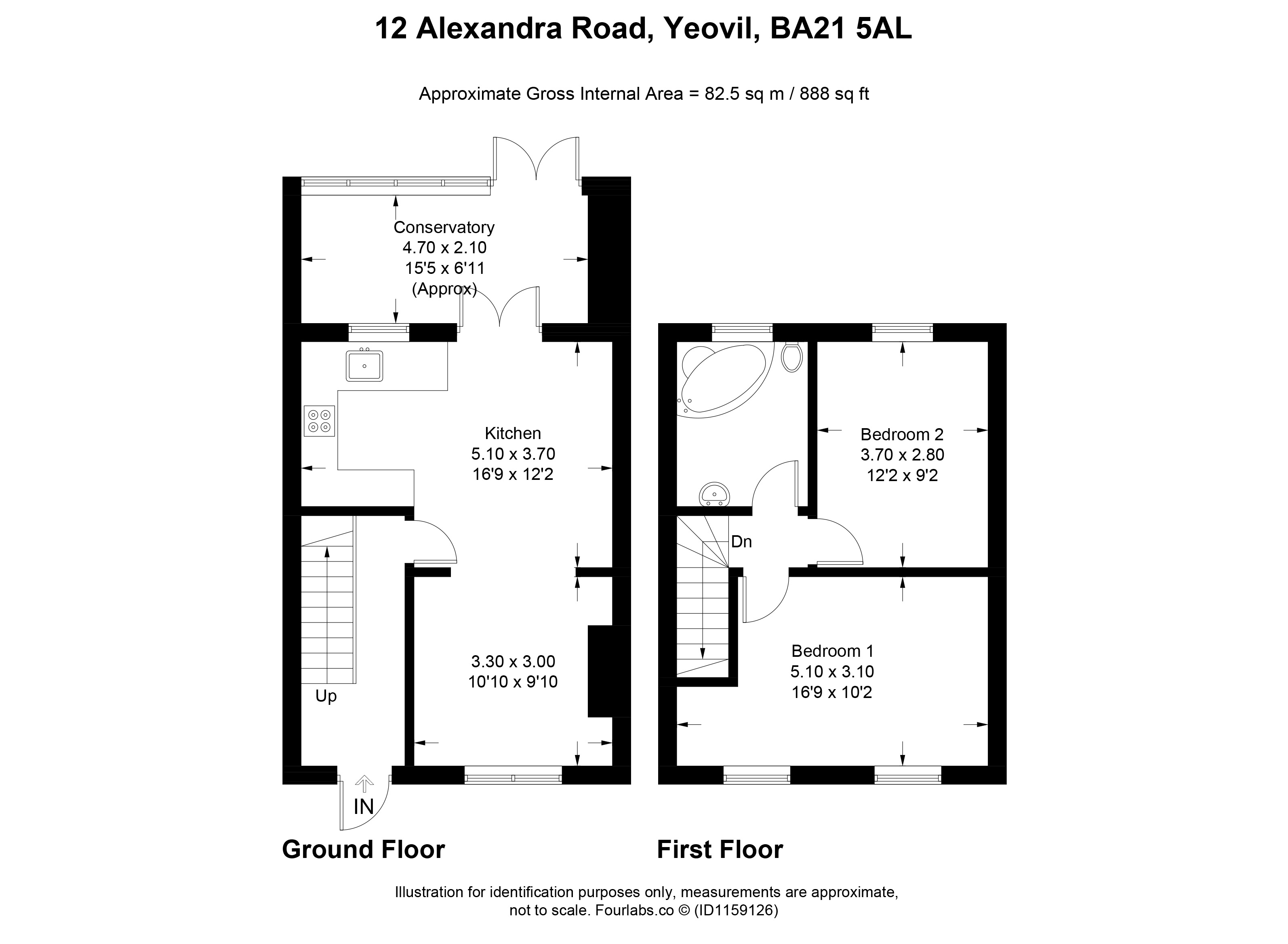 12, Alexandra Road, Somerset floorplan